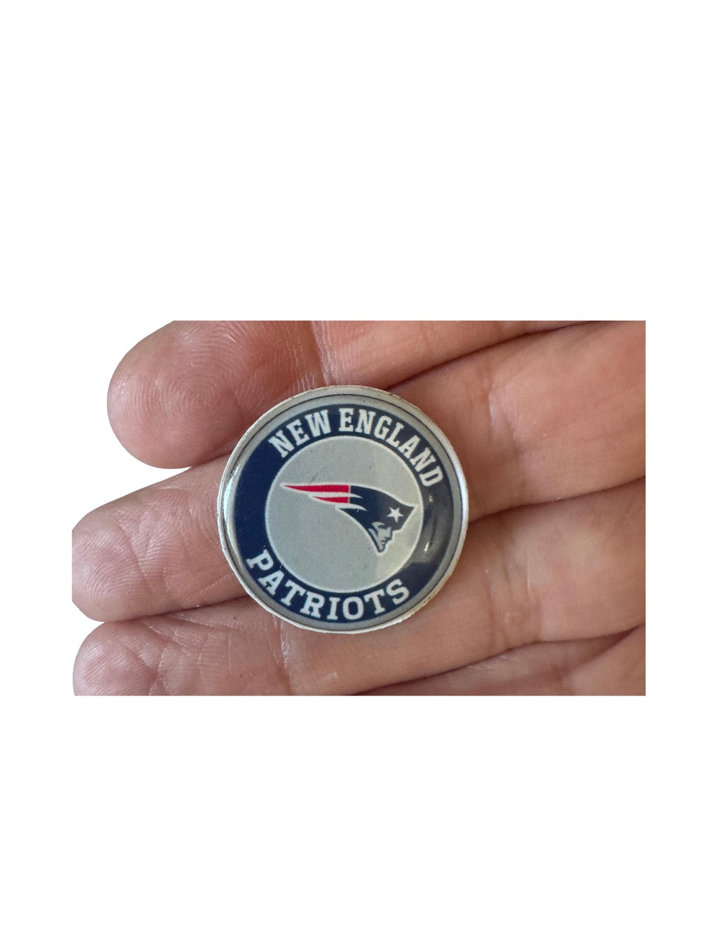 New England Patriots Golf Ball Marker, Magnetic Accessory, Football Fan Golfer Gift