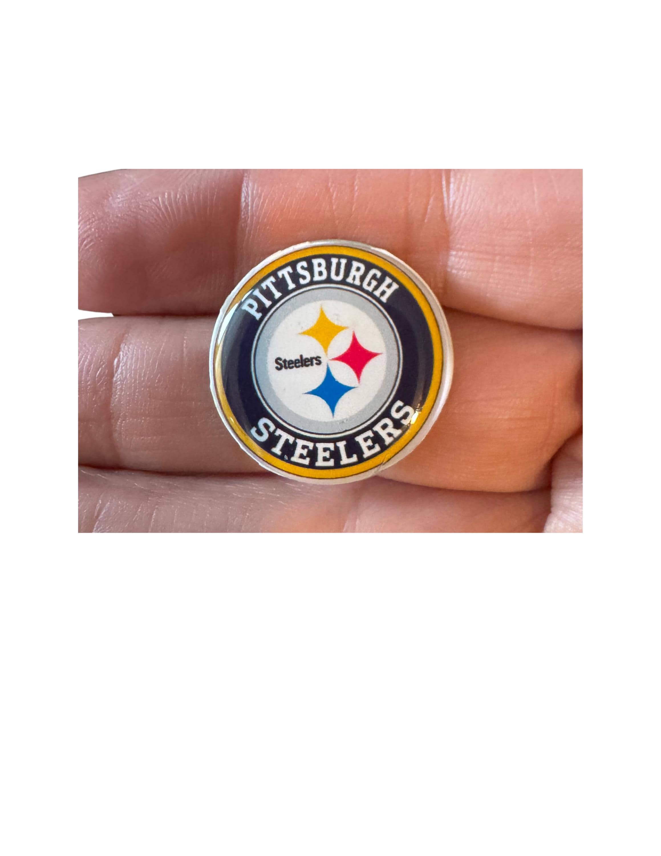 Pittsburgh Steelers Golf Ball Marker, Magnetic Accessory, Football Fan Golfer Gift