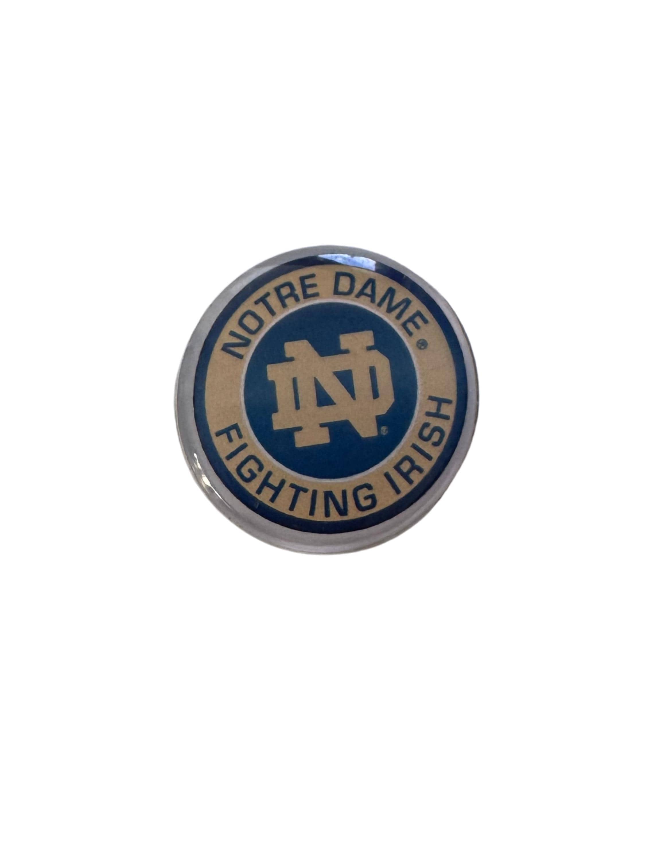 Notre Dame Fighting Irish Golf Ball Marker, Magnetic Accessory, Football Fan Golfer Gift
