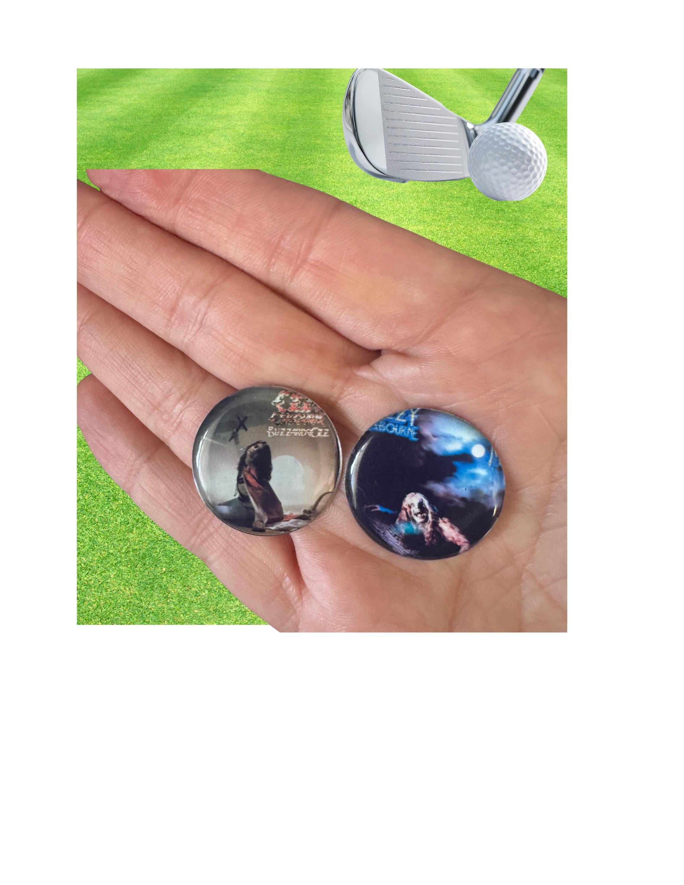 Ozzy Osbourne Golf Ball Marker Magnetic Golf Accessory Unique Music Fan and Golfer Gift
