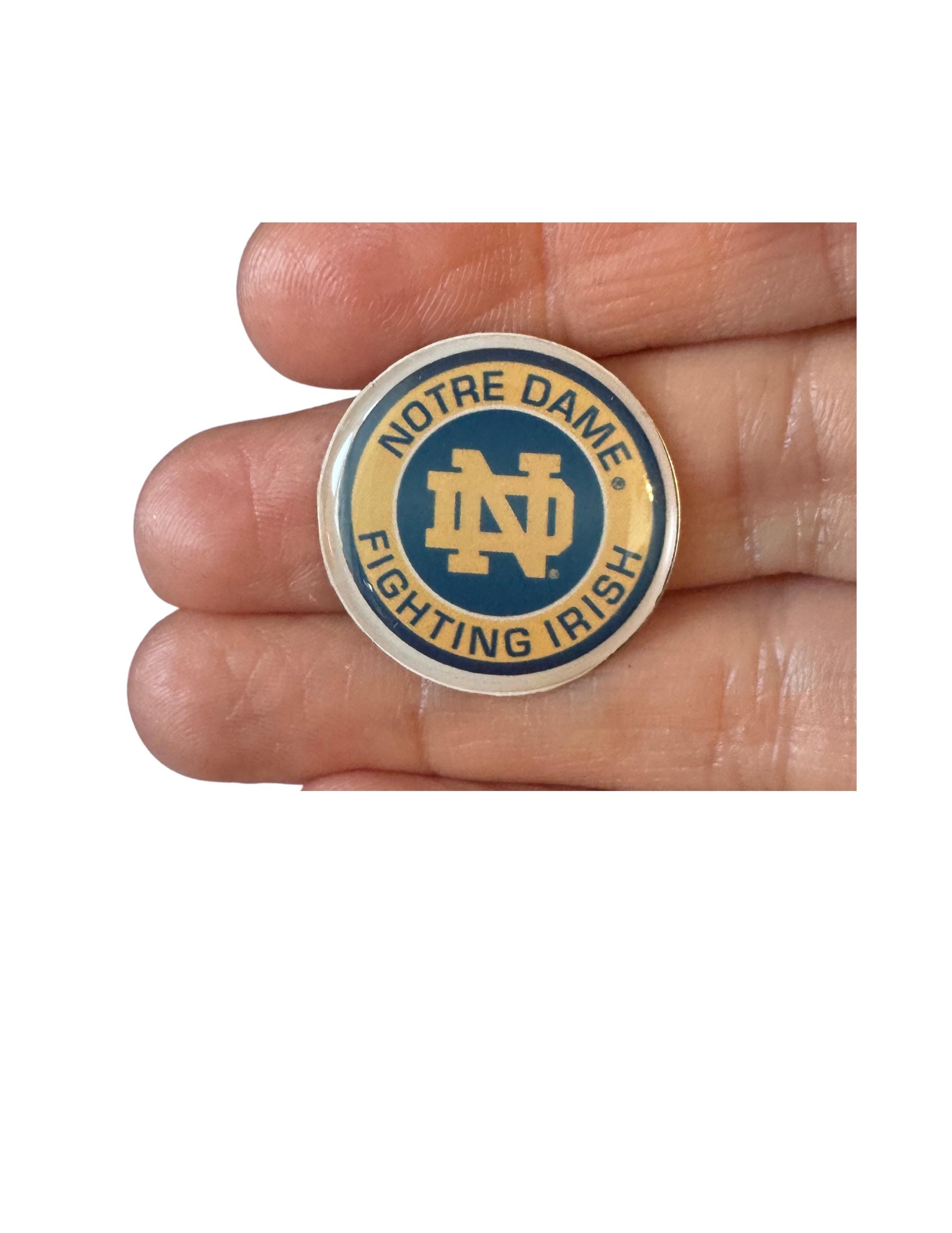 Notre Dame Fighting Irish Golf Ball Marker, Magnetic Accessory, Football Fan Golfer Gift