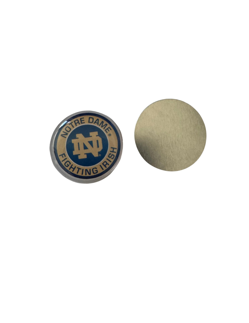 Notre Dame Fighting Irish Golf Ball Marker, Magnetic Accessory, Football Fan Golfer Gift