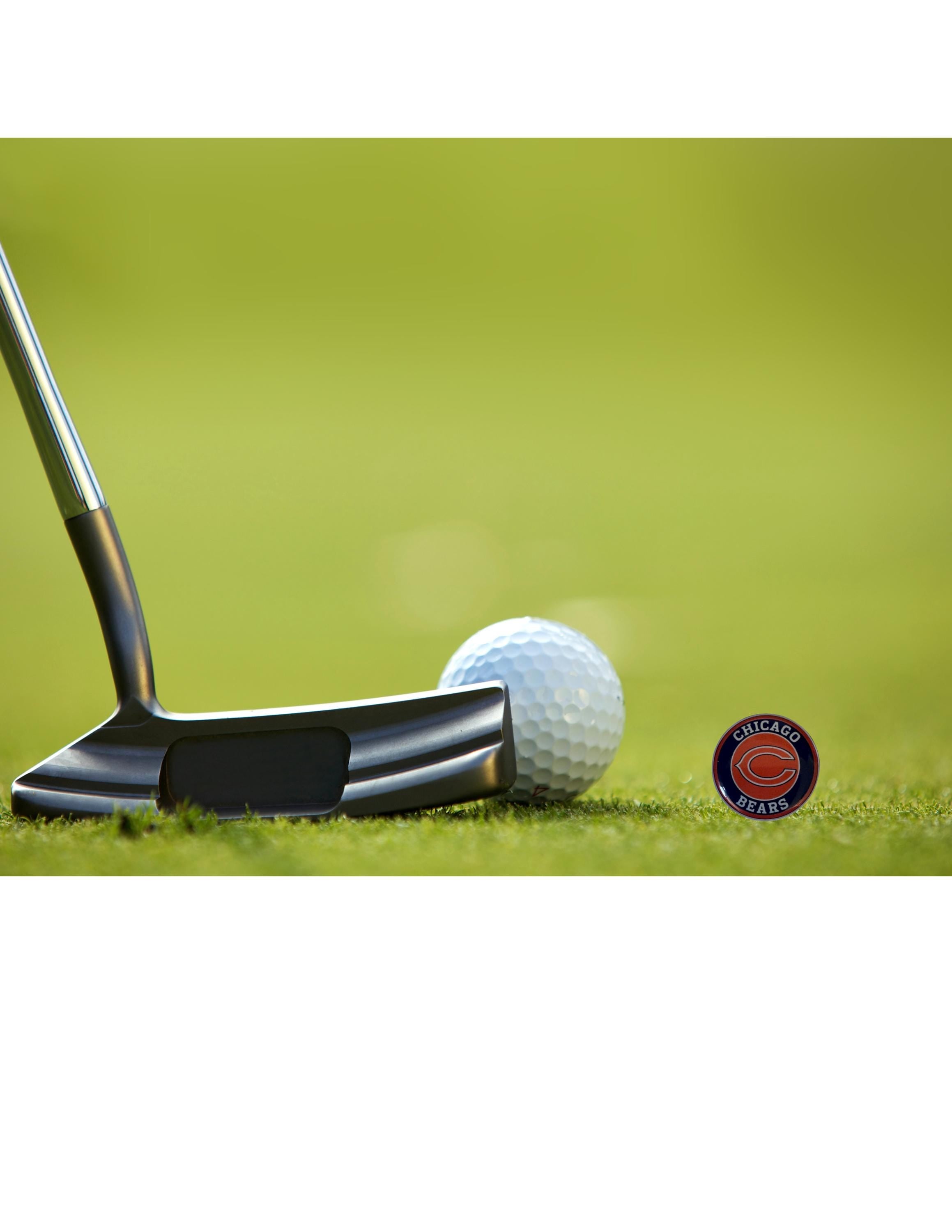 Chicago Bears Golf Ball Marker, Magnetic Accessory, Football Fan Golfer Gift