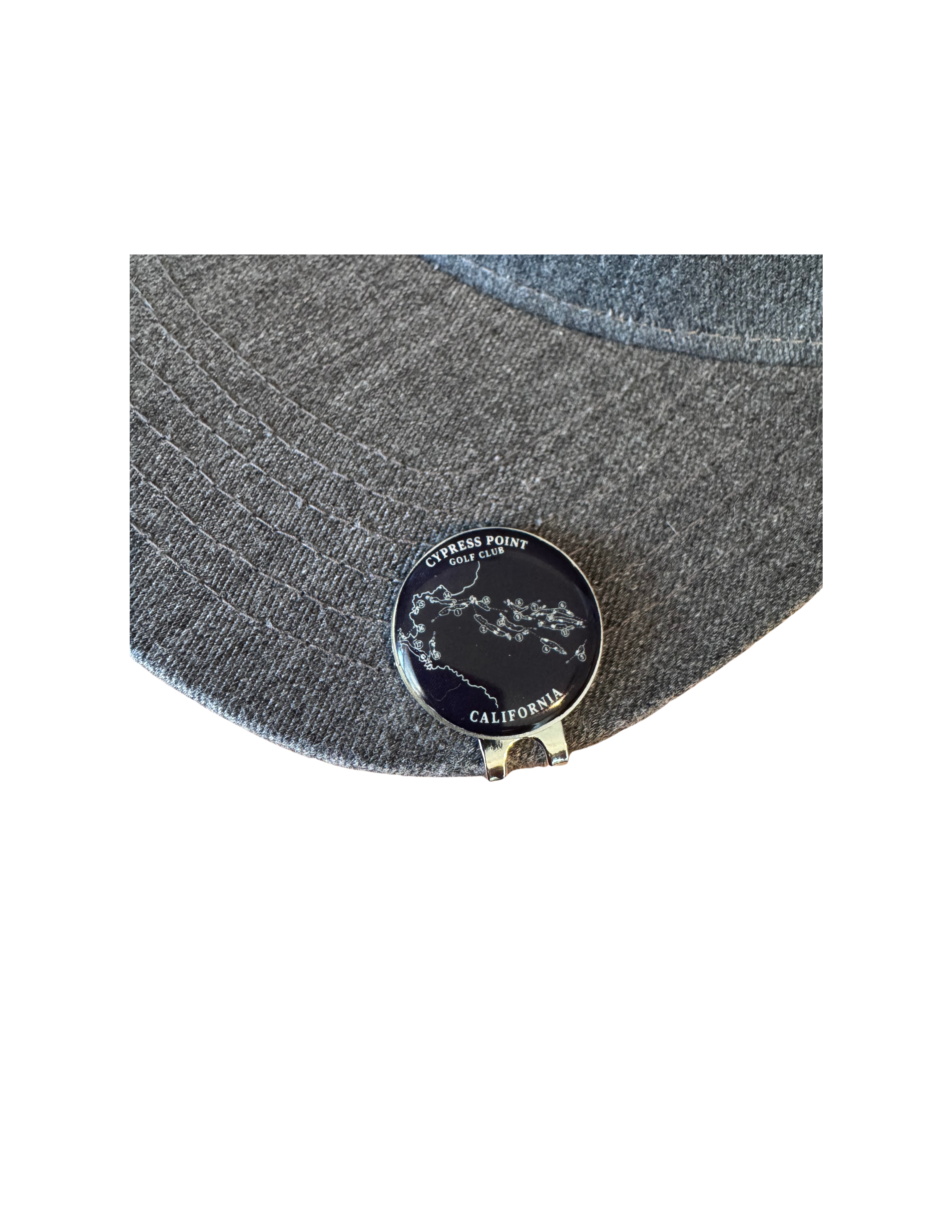 Cypress Point Golf Club Golf Ball Marker – California | Magnetic Golf Marker | Legendary Course Map | Golf Gift | Pebble Beach