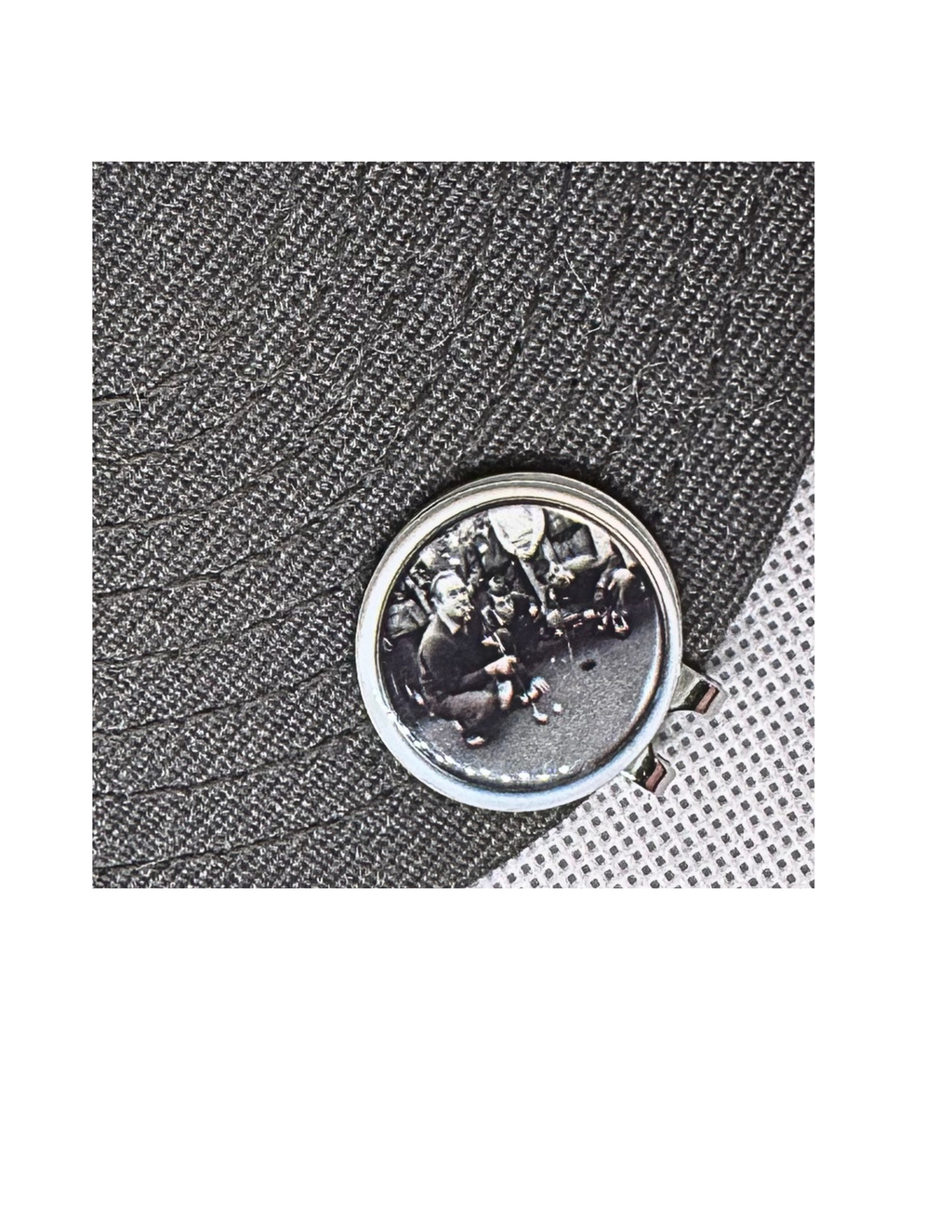 Vintage Photo Bob Hope, Dean Martin & Jerry Lewis Magnetic Golf Ball Marker, Classic Hollywood Golf Gift