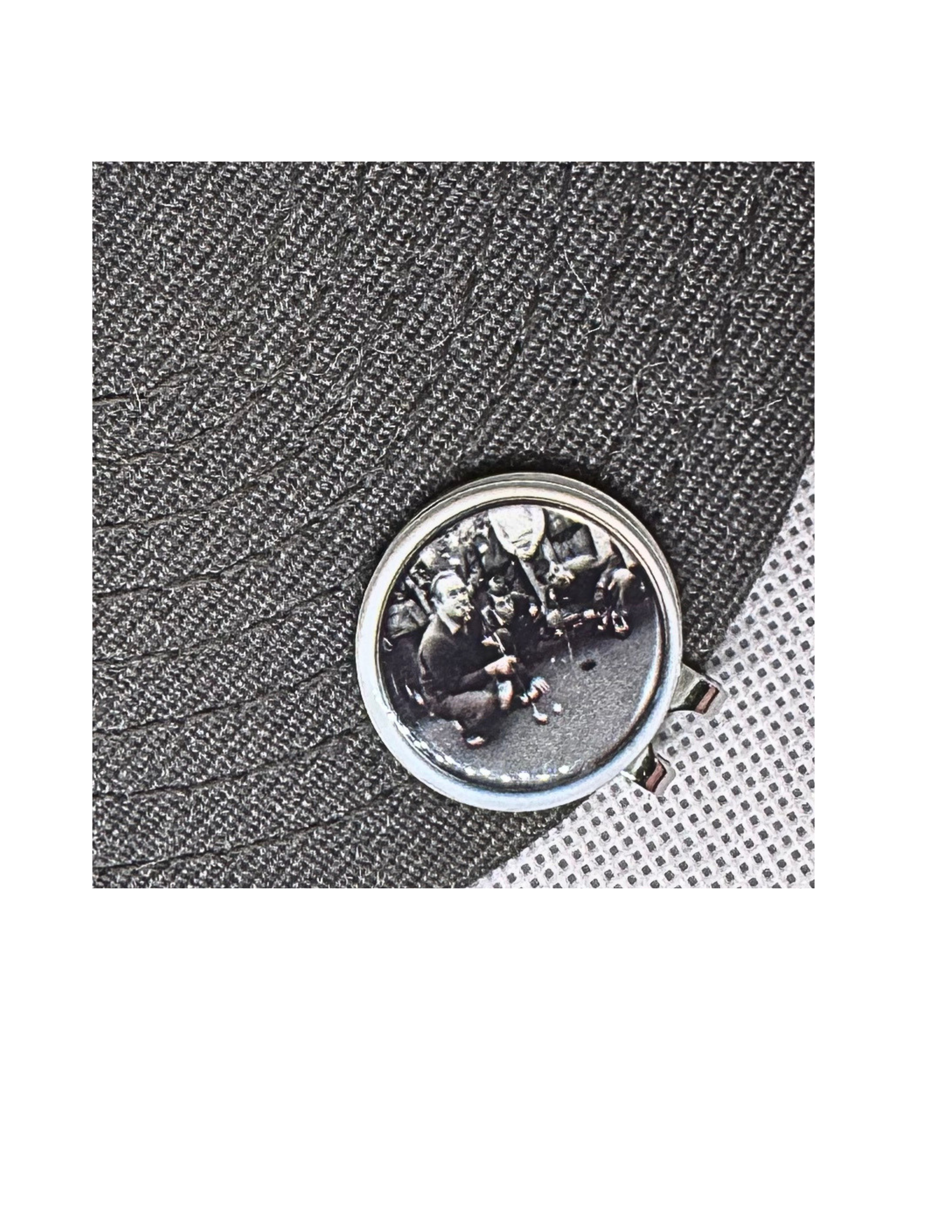 Vintage Photo Bob Hope, Dean Martin & Jerry Lewis Magnetic Golf Ball Marker, Classic Hollywood Golf Gift