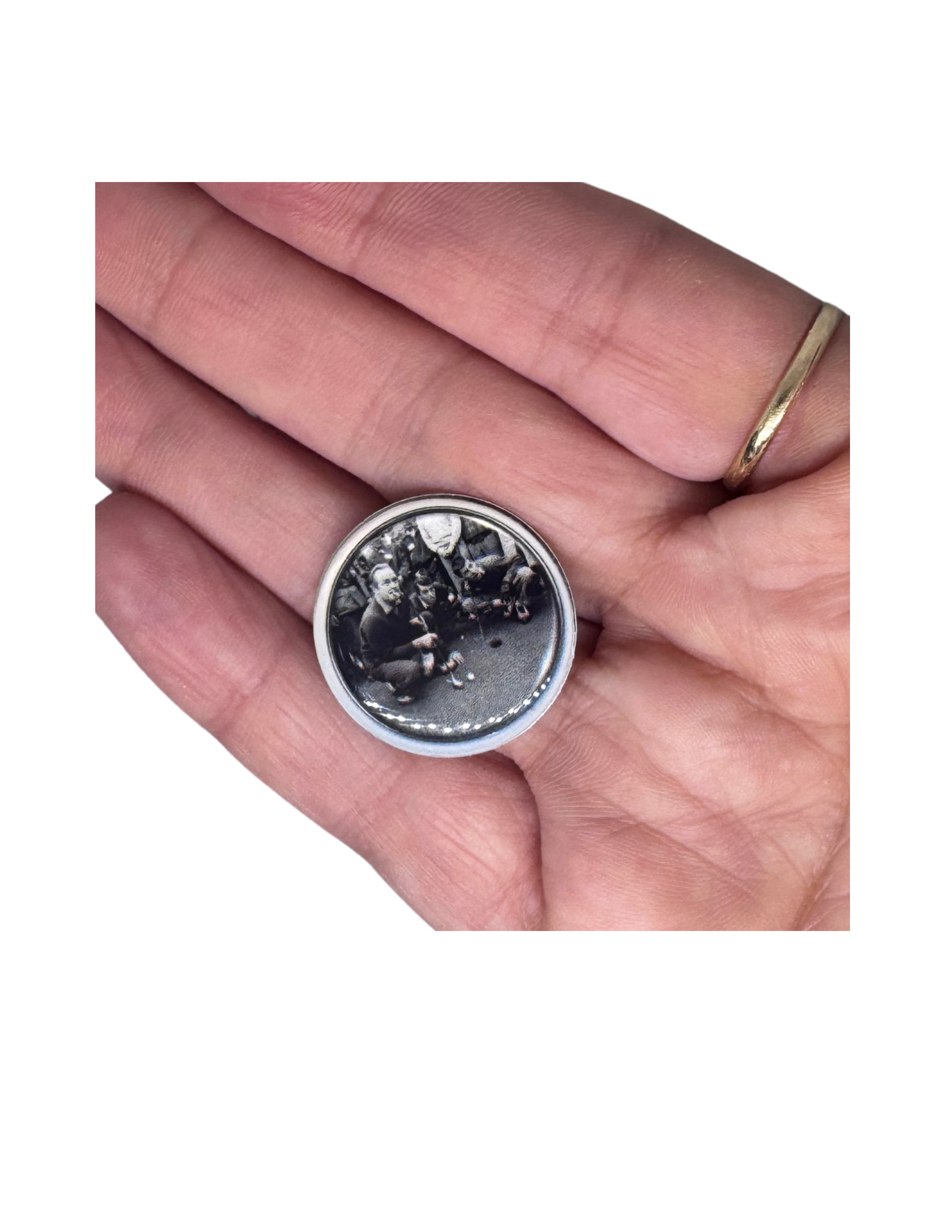 Vintage Photo Bob Hope, Dean Martin & Jerry Lewis Magnetic Golf Ball Marker, Classic Hollywood Golf Gift