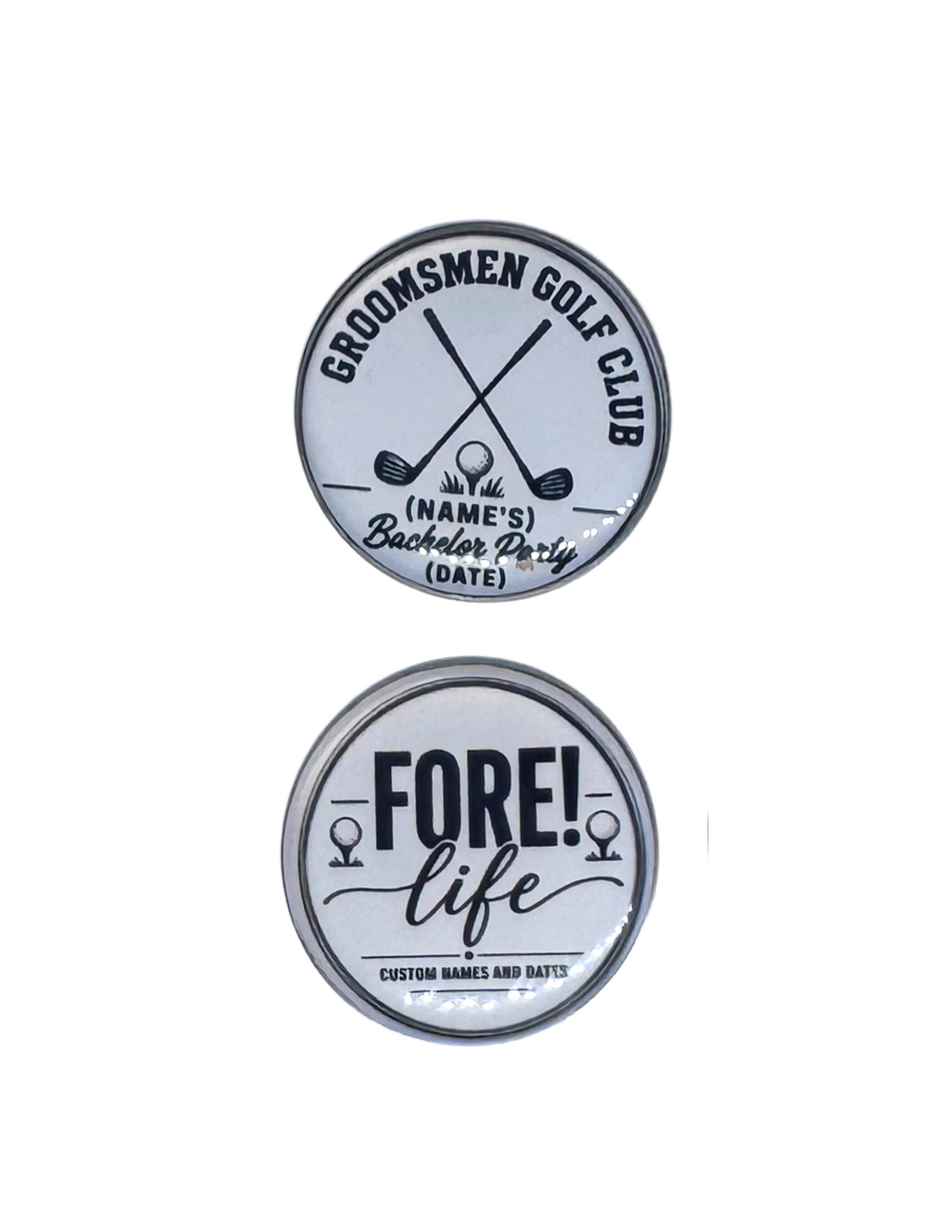 Custom Bachelor Party Golf Ball Markers