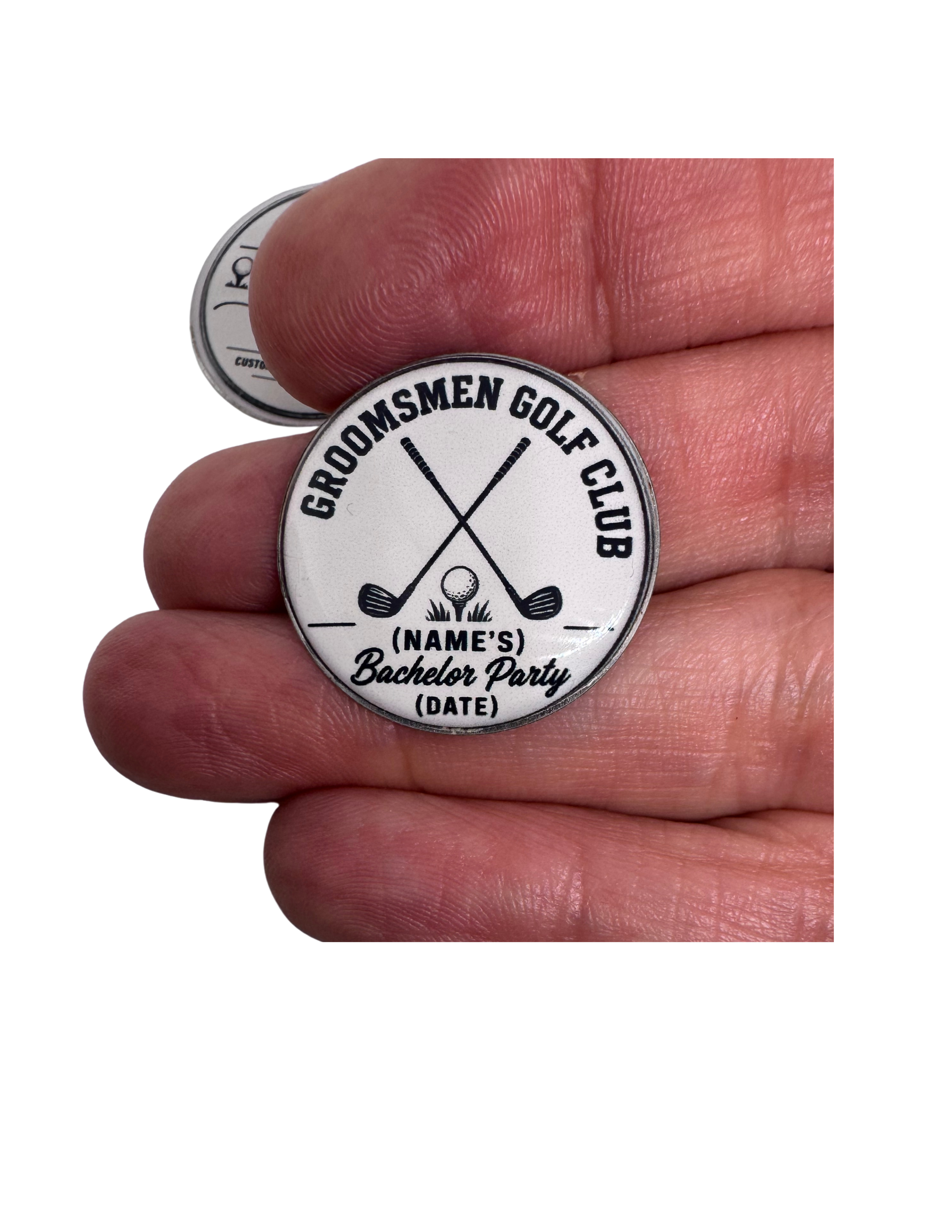 Custom Bachelor Party Golf Ball Markers