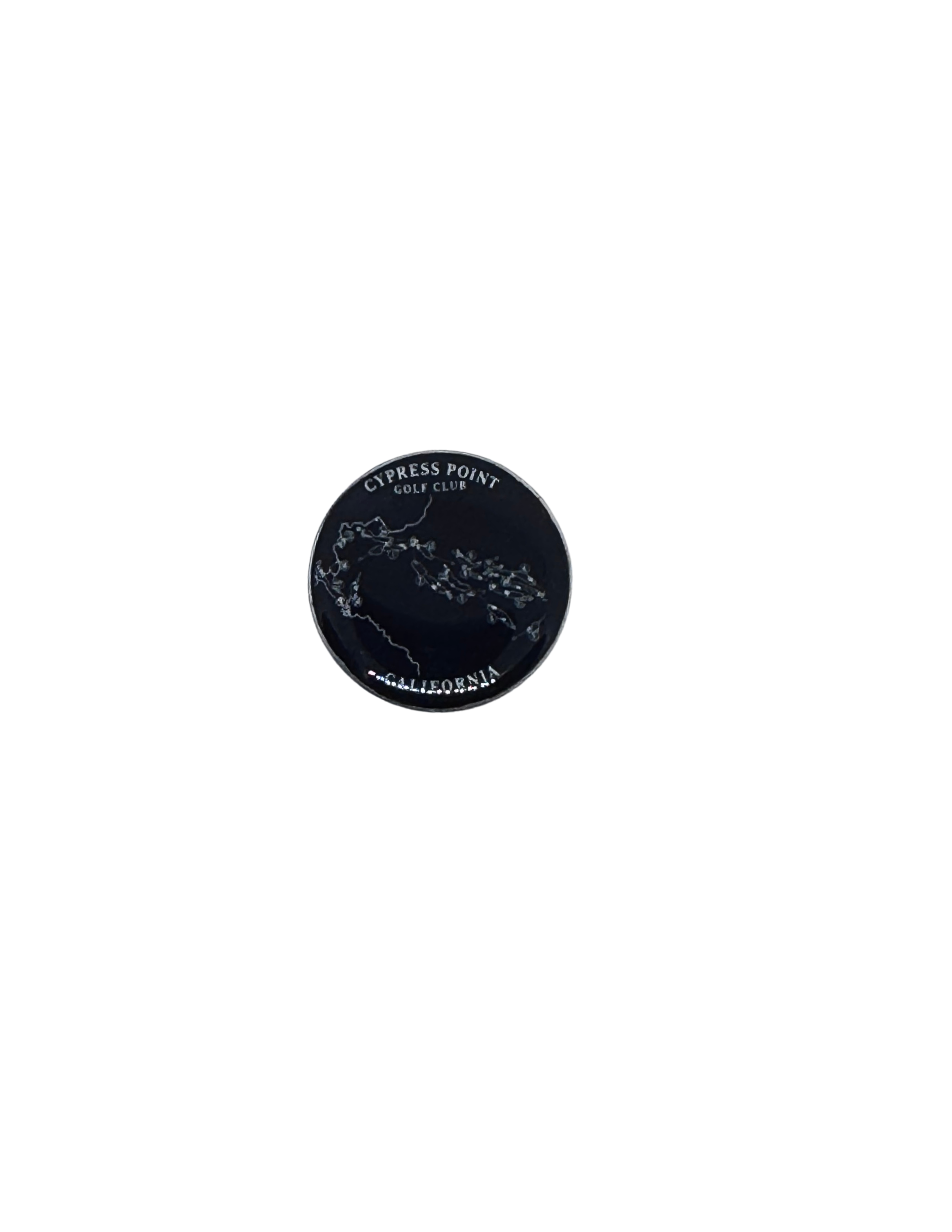 Cypress Point Golf Club Magnetic Golf Ball Marker, Legendary California Course Map