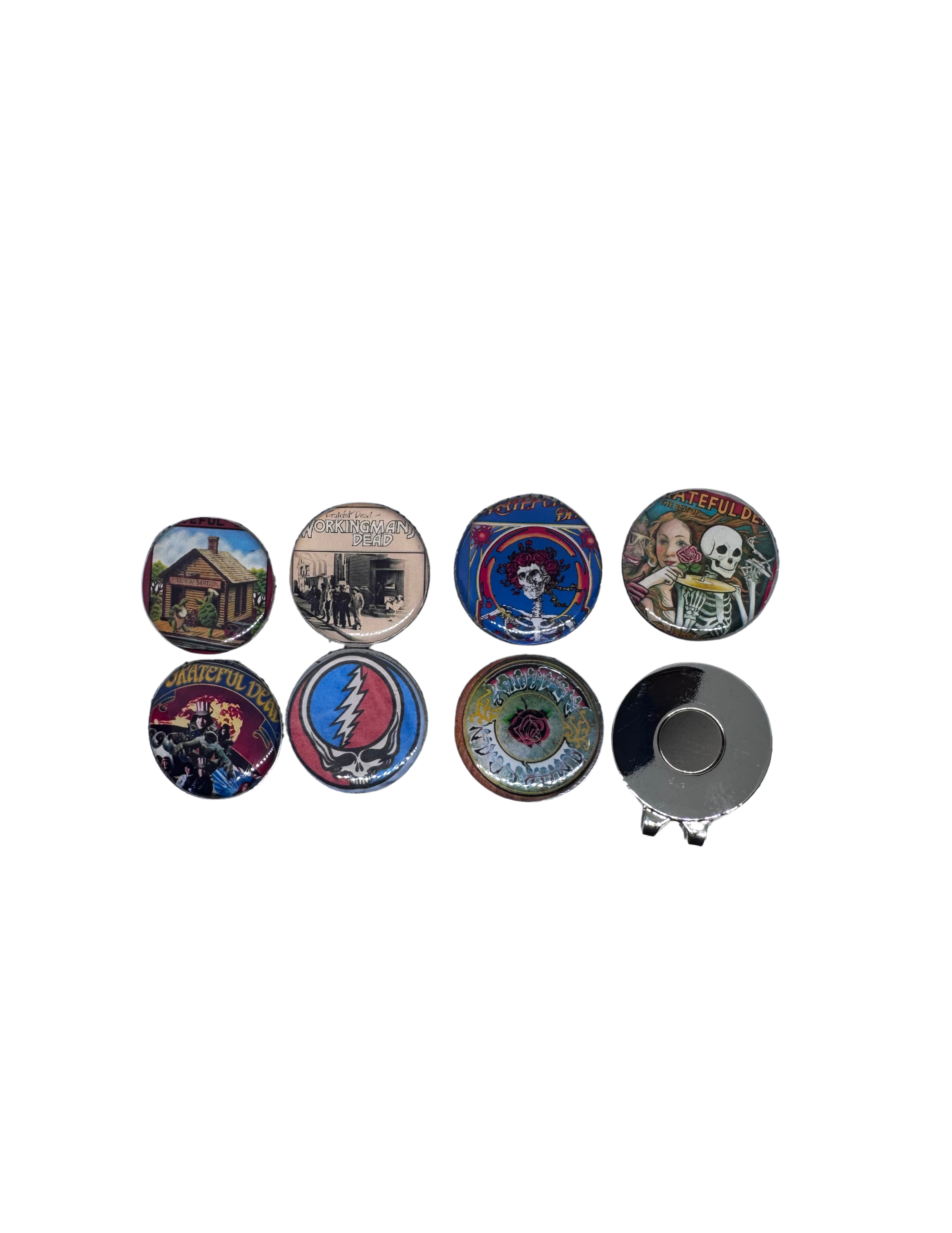 Grateful Dead Magnetic Golf Ball Marker – Dead Head Golf Gift