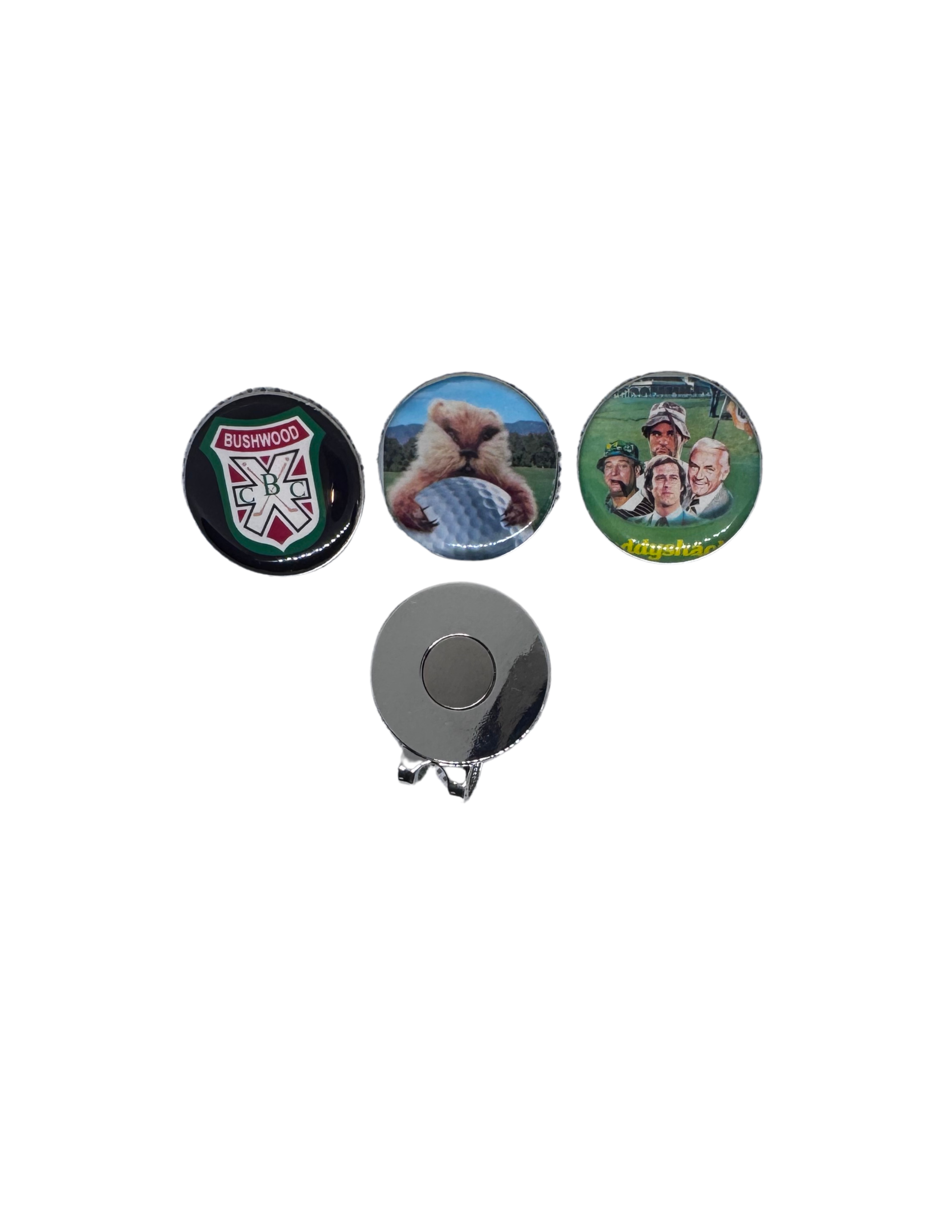 Caddyshack Inspired Magnetic Golf Ball Markers, Golf Gift for Classic Movie Fan