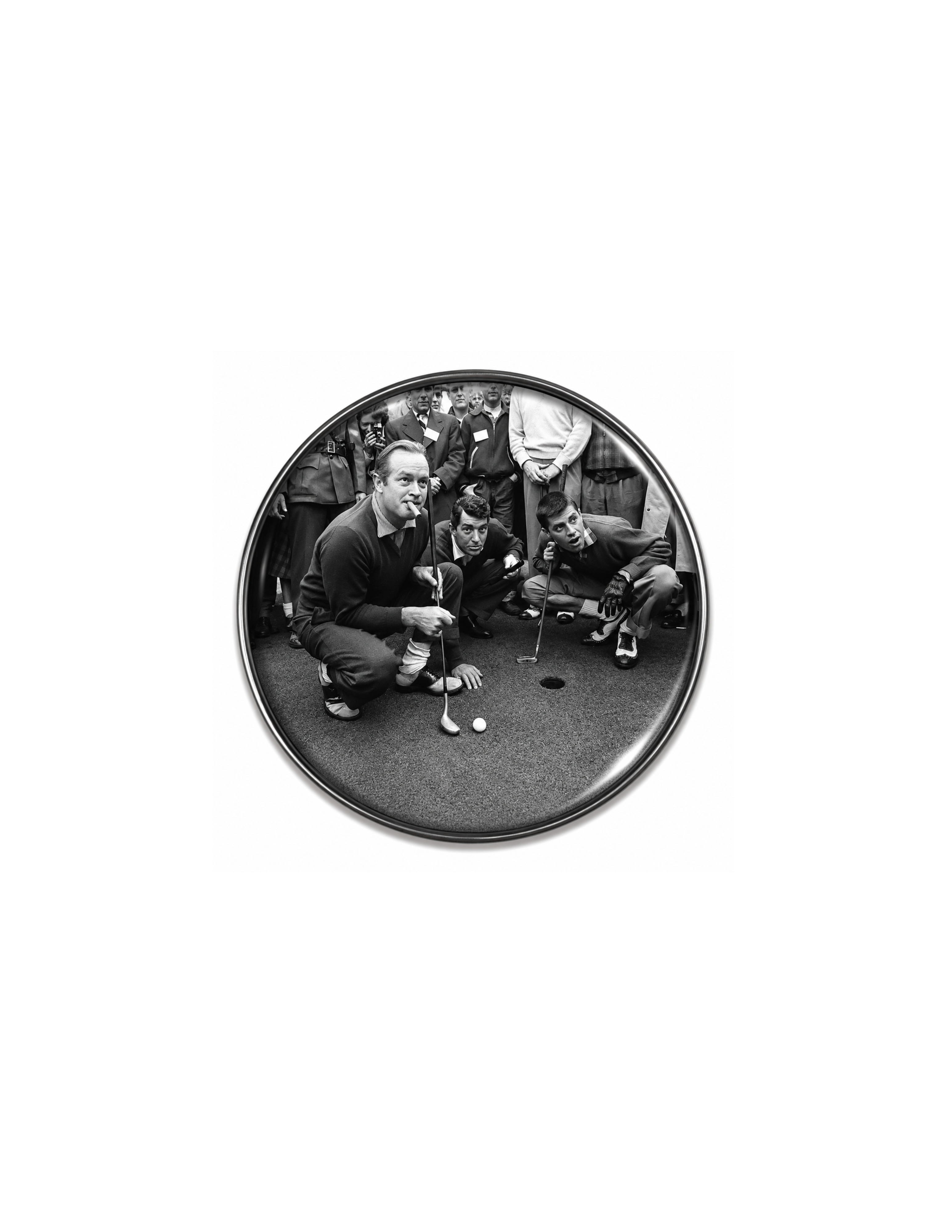 Vintage Photo Bob Hope, Dean Martin & Jerry Lewis Magnetic Golf Ball Marker, Classic Hollywood Golf Gift