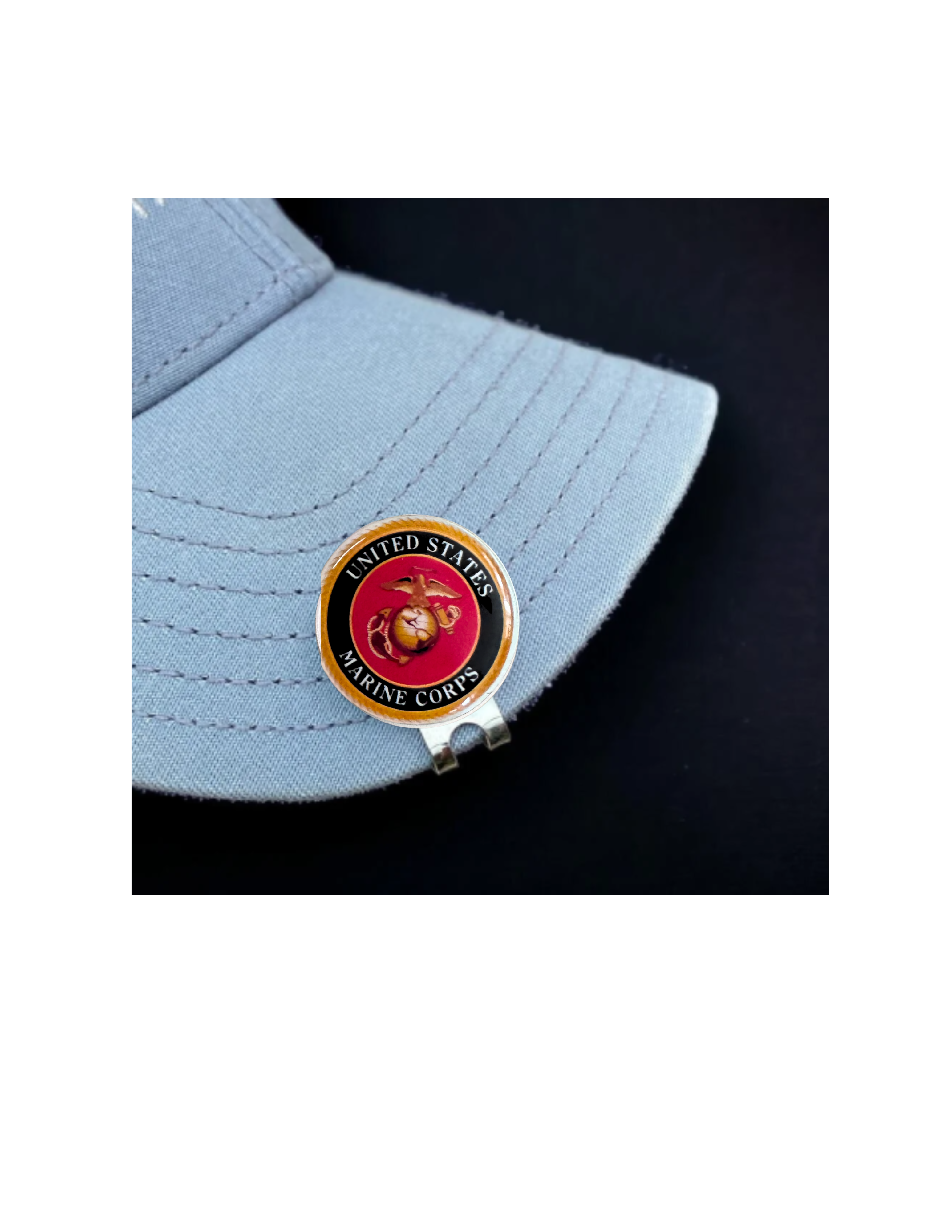 Military-Themed Magnetic Golf Ball Markers, Veteran or Active Service Member Gift