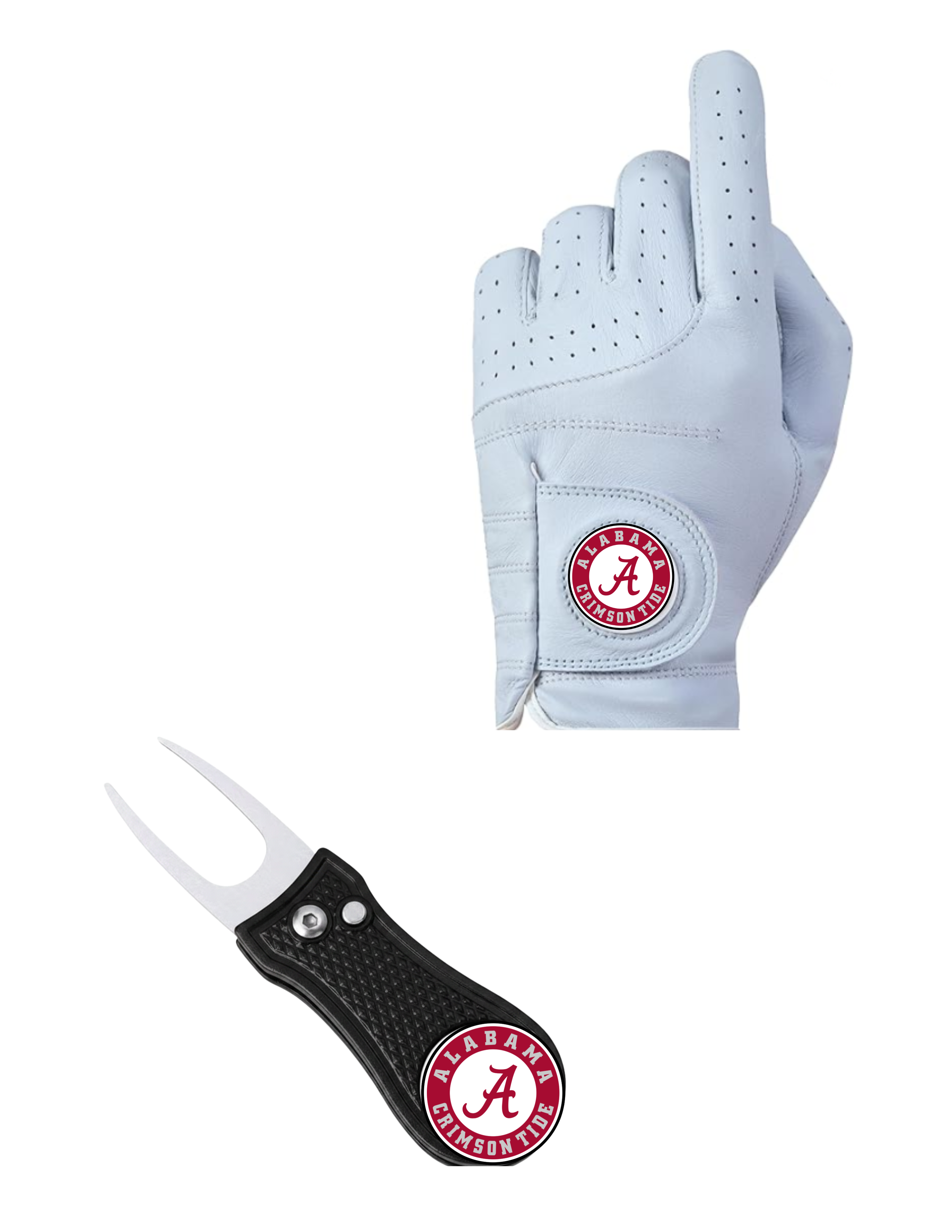 Alabama Crimson Tide-Inspired Magnetic Golf Ball Marker | Handmade Golf Gift for Alabama Football Fans&nbsp;