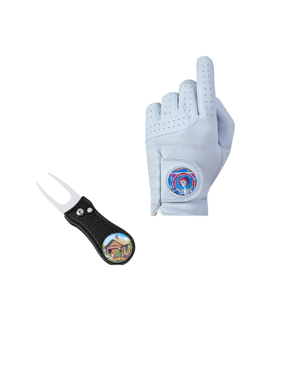 Grateful Dead Magnetic Golf Ball Marker – Dead Head Golf Gift