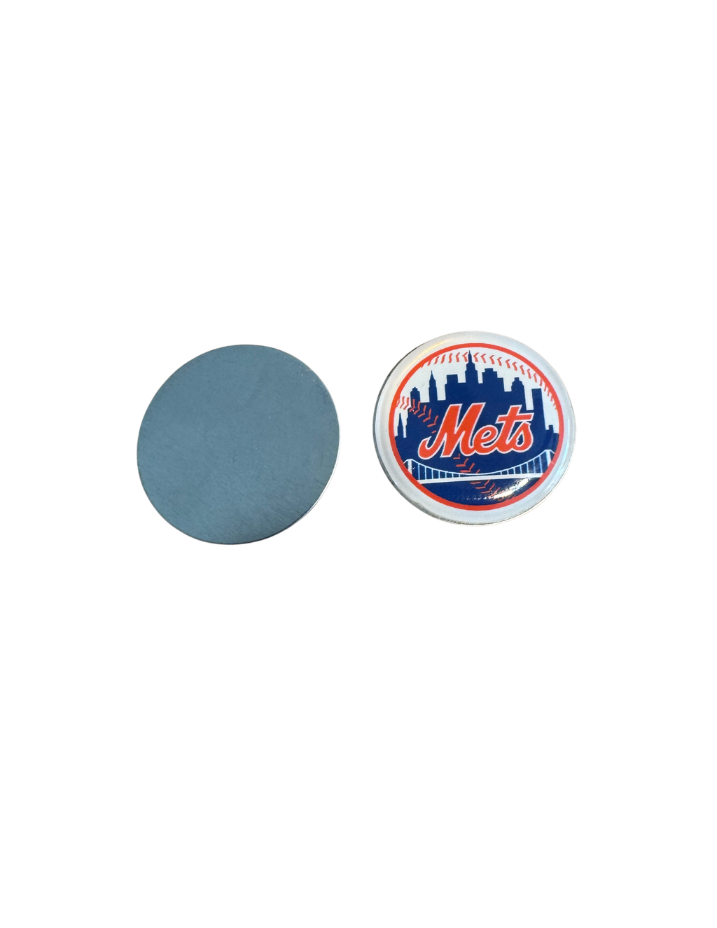 New York Mets-Inspired Magnetic Golf Ball Marker | Handmade Golf Gift for Mets Baseball Fans