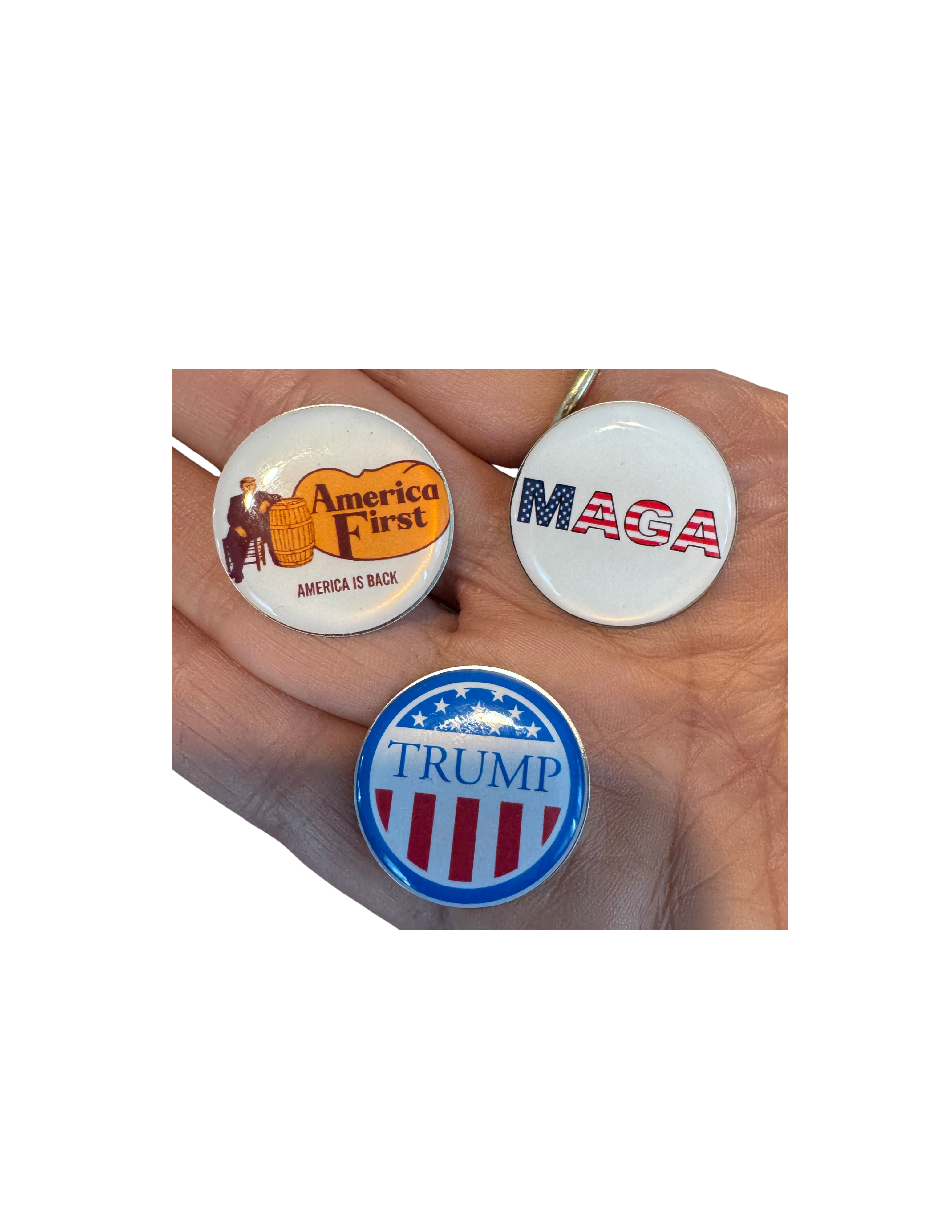 Patriotic-Inspired Magnetic Golf Ball Marker – Handmade Golf Gift for Patriotic Golfers