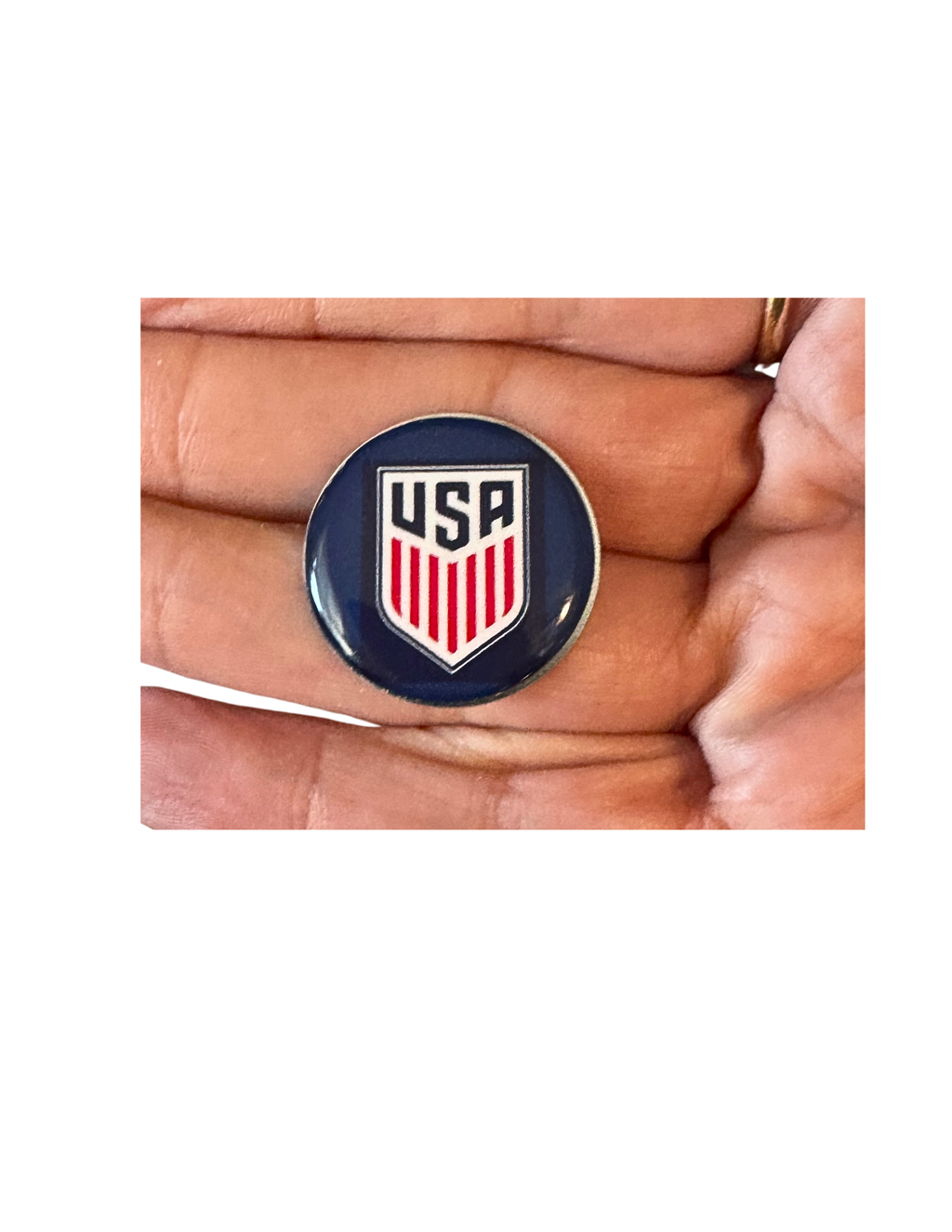 USA Soccer Team-Inspired Magnetic Golf Ball Marker | Handmade Golf Gift for Soccer Fans