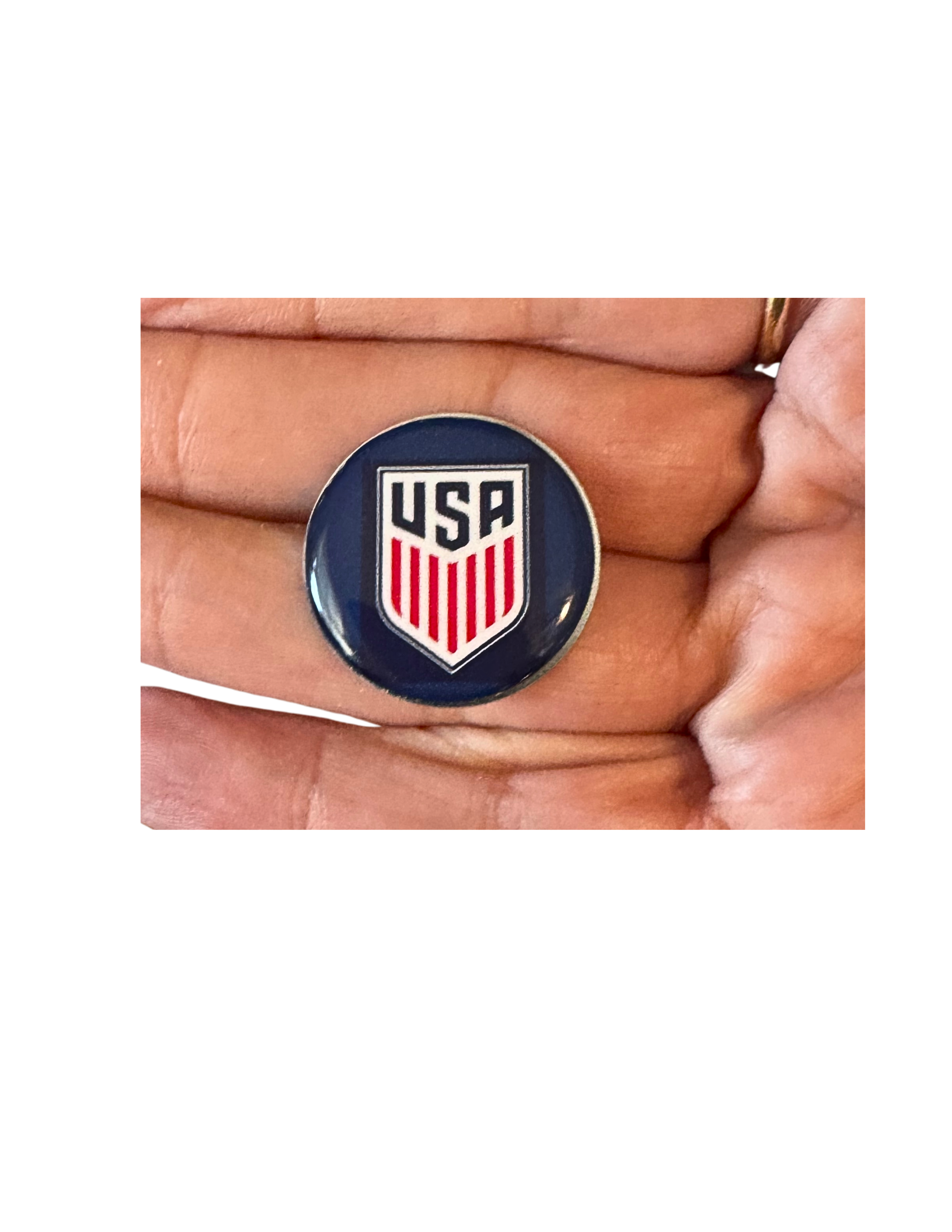 USA Soccer Team-Inspired Magnetic Golf Ball Marker | Handmade Golf Gift for Soccer Fans