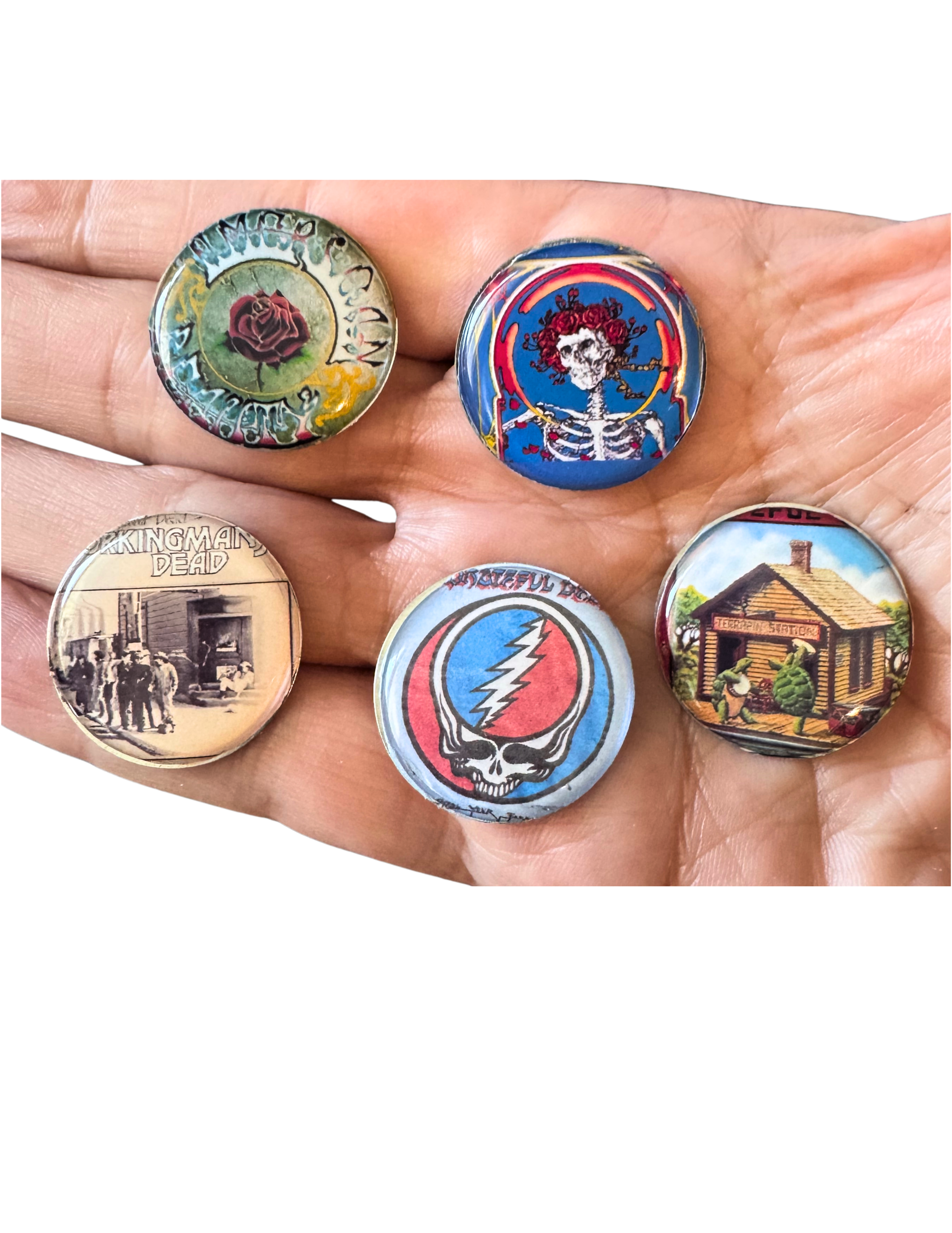 Grateful Dead Golf Ball Marker Magnetic Golf Accessory Unique Deadhead and Golfer Gift