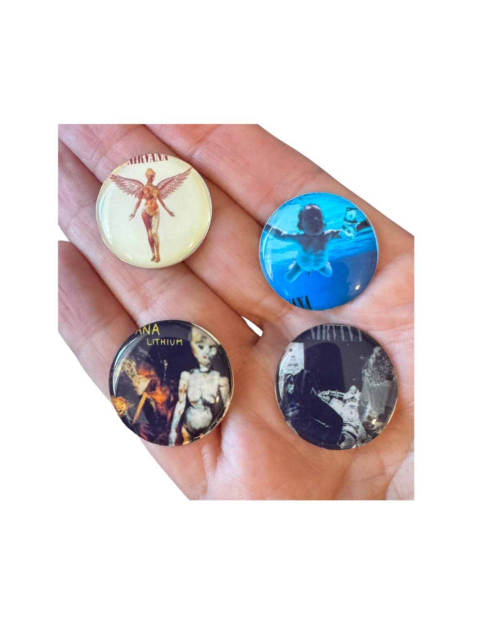 Nirvana Golf Ball Marker Magnetic Golf Accessory Unique Music Fan and Golfer Gift