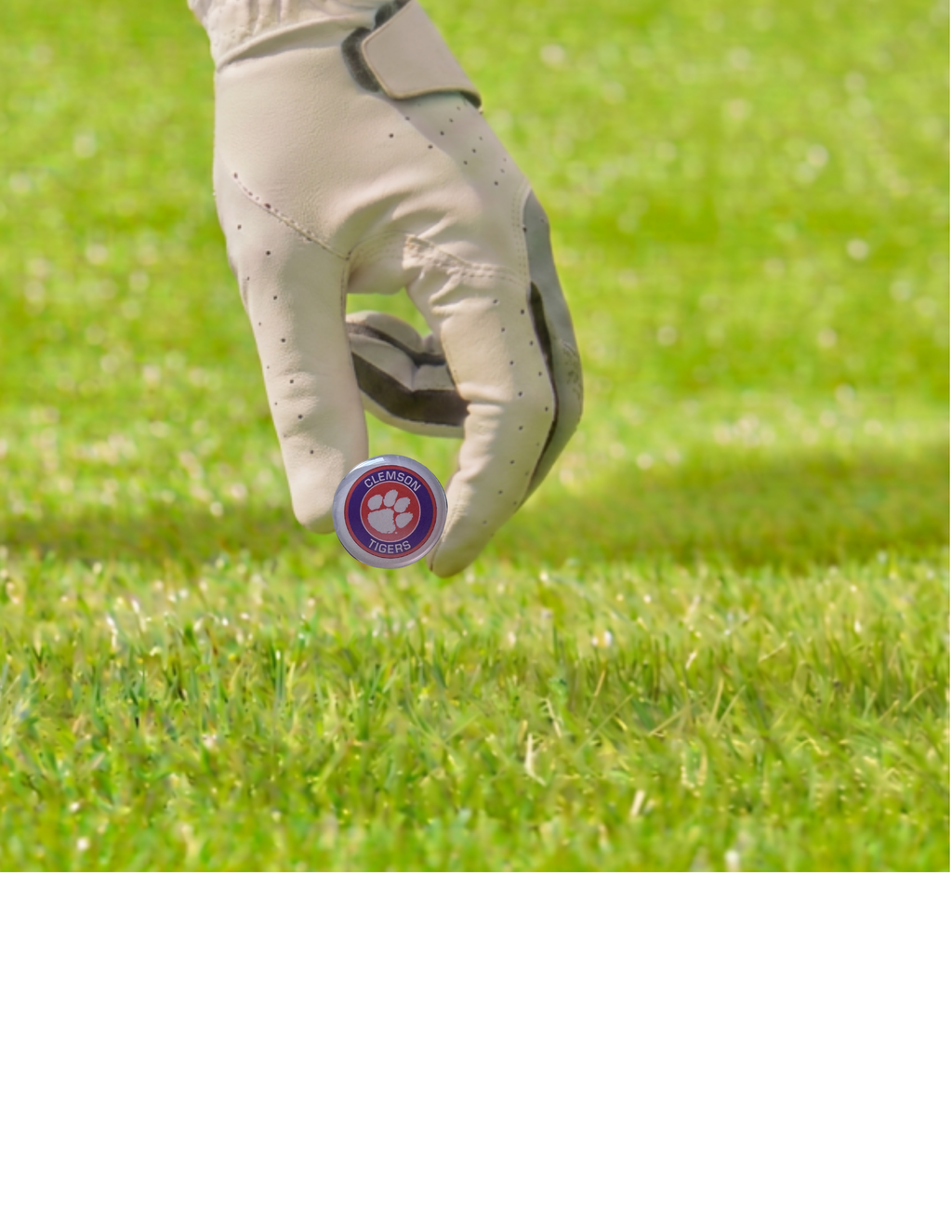 Clemson Tigers-Inspired Magnetic Golf Ball Marker | Handmade Golf Gift for Clemson Football Fans