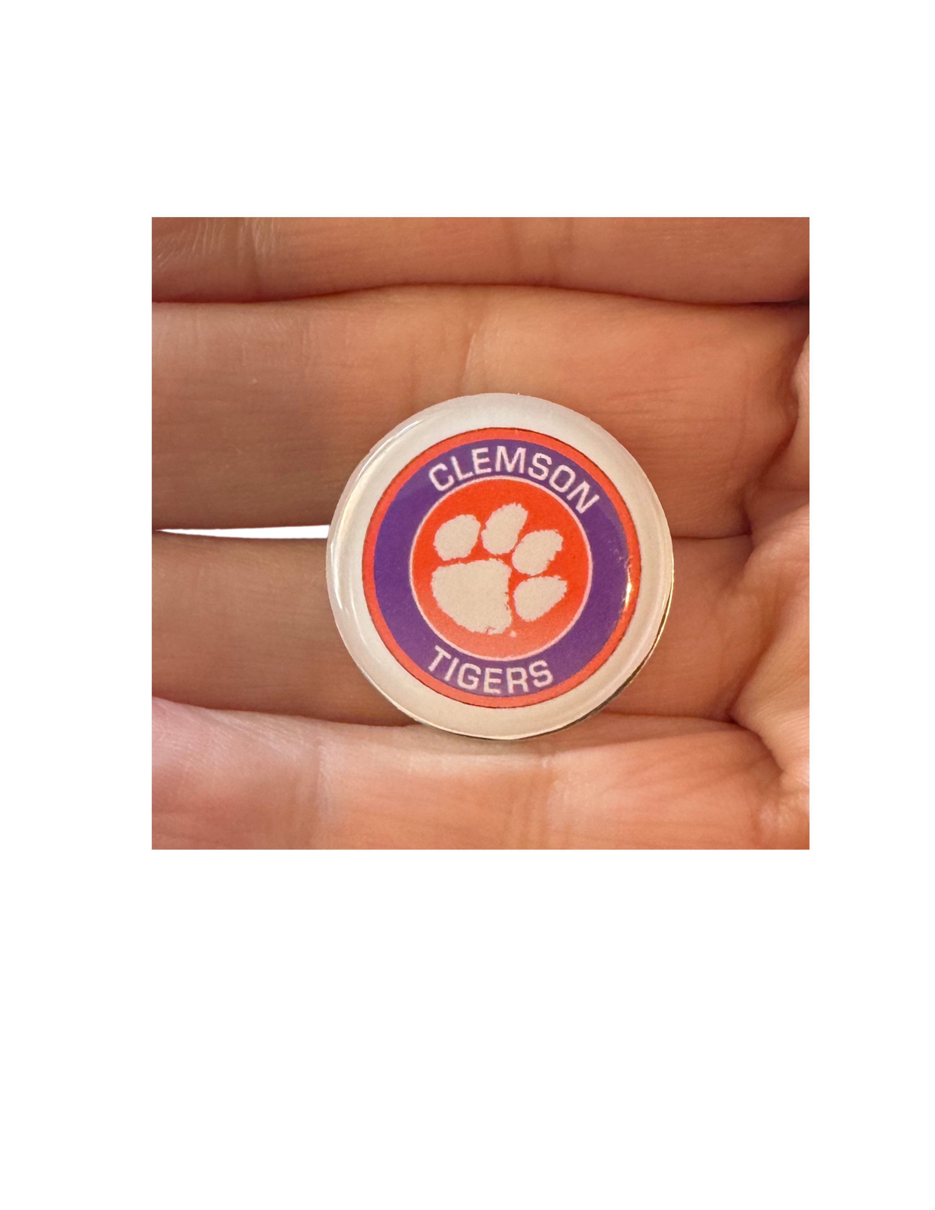 Clemson Tigers-Inspired Magnetic Golf Ball Marker | Handmade Golf Gift for Clemson Football Fans