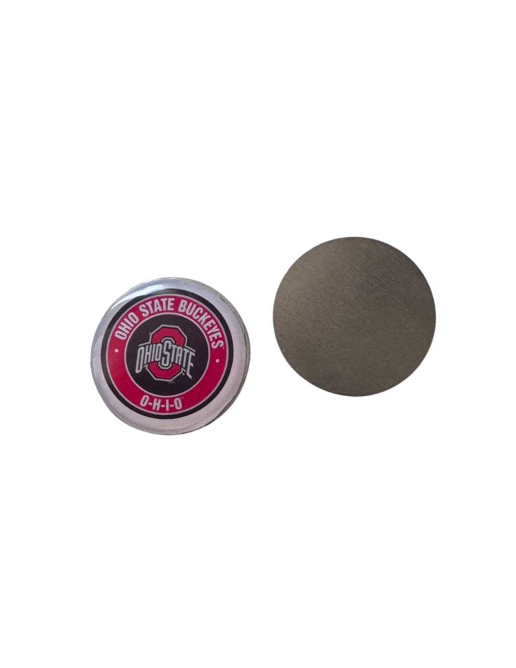 Ohio State Buckeyes Golf Ball Marker, Magnetic Accessory, Football Fan Golfer Gift