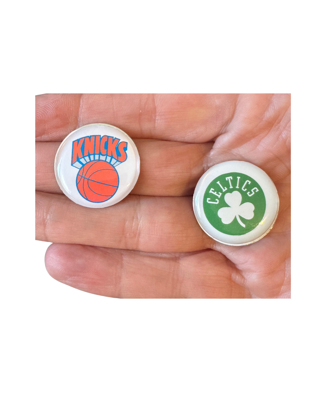 Pro Basketball Golf Ball Marker – Choose Knicks or Celtics
