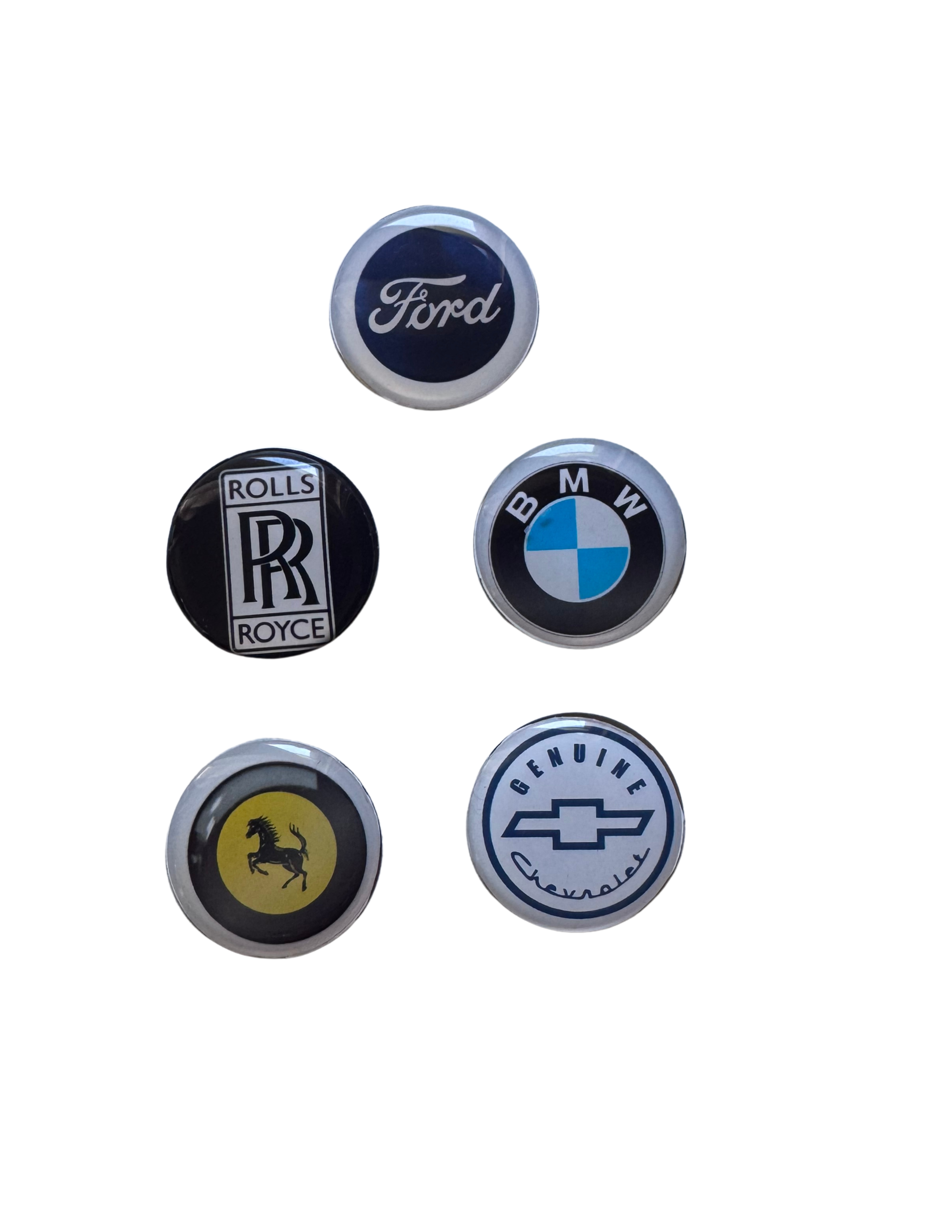 Automotive Golf Ball Markers – Unique Gift for Golfer - Choose Your Favorite Auto Brand