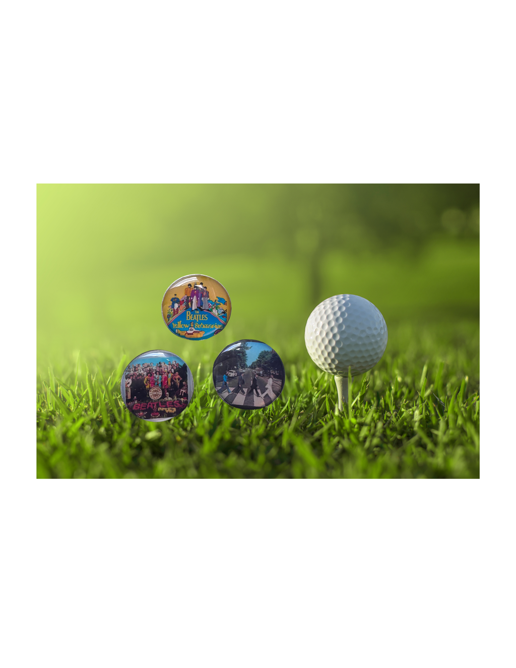 Beatles Inspired Golf Ball Marker Music Fan Golf Accessory Unique Golfer Gift