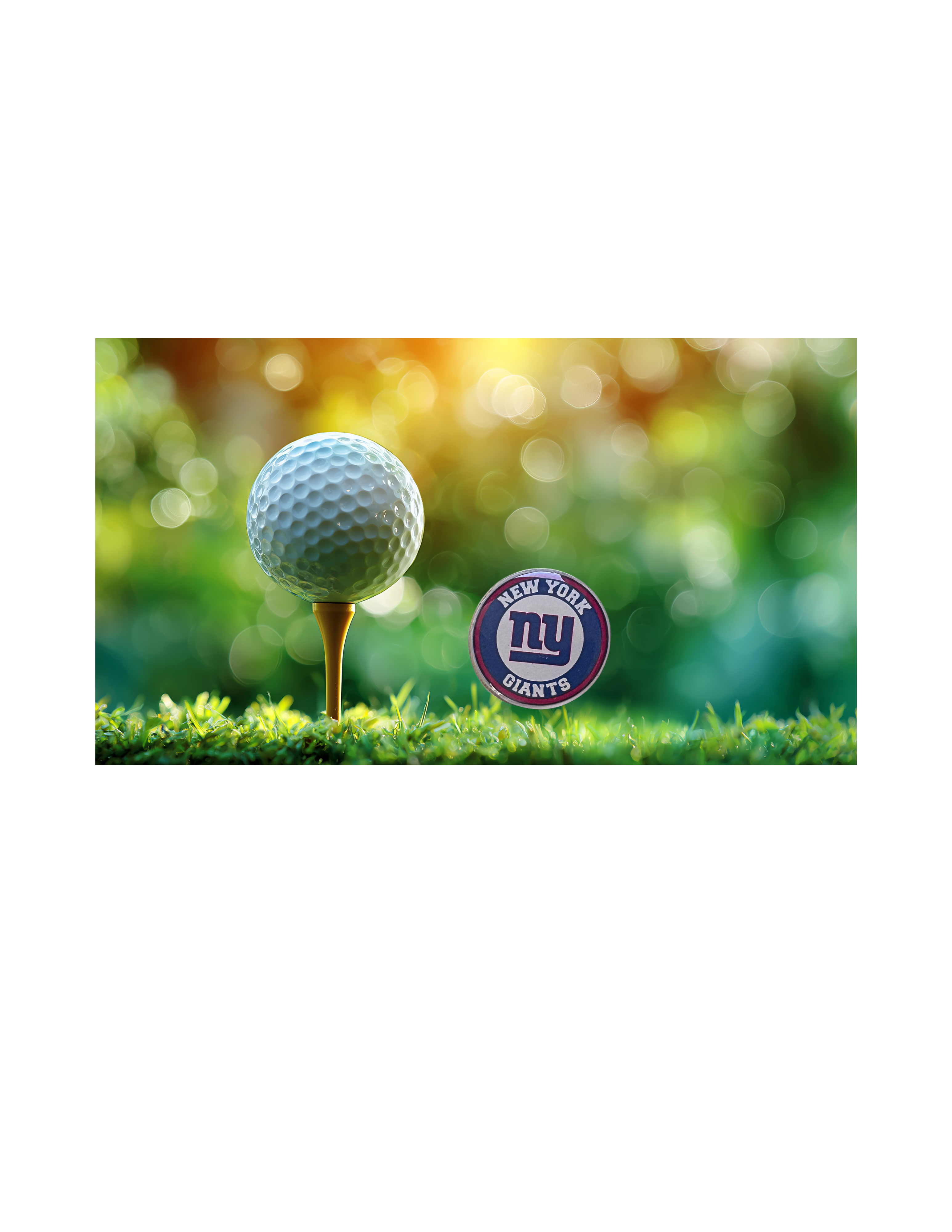 New York Giants Golf Ball Marker Unique Football Fan Golf Gift