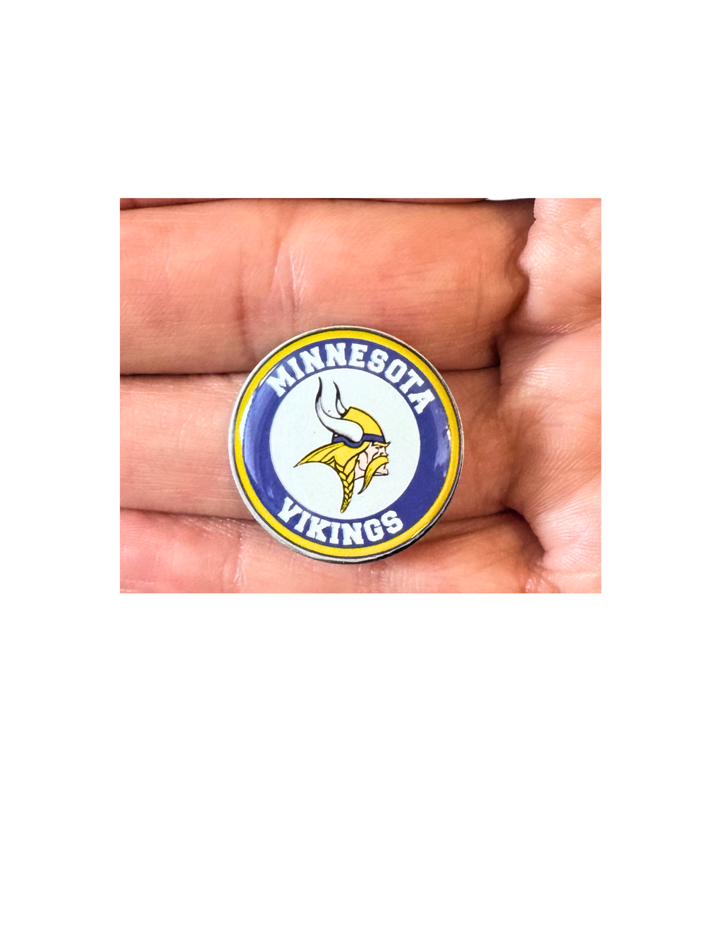 Minnesota Vikings Golf Ball Marker Unique Football Fan Golf Gift