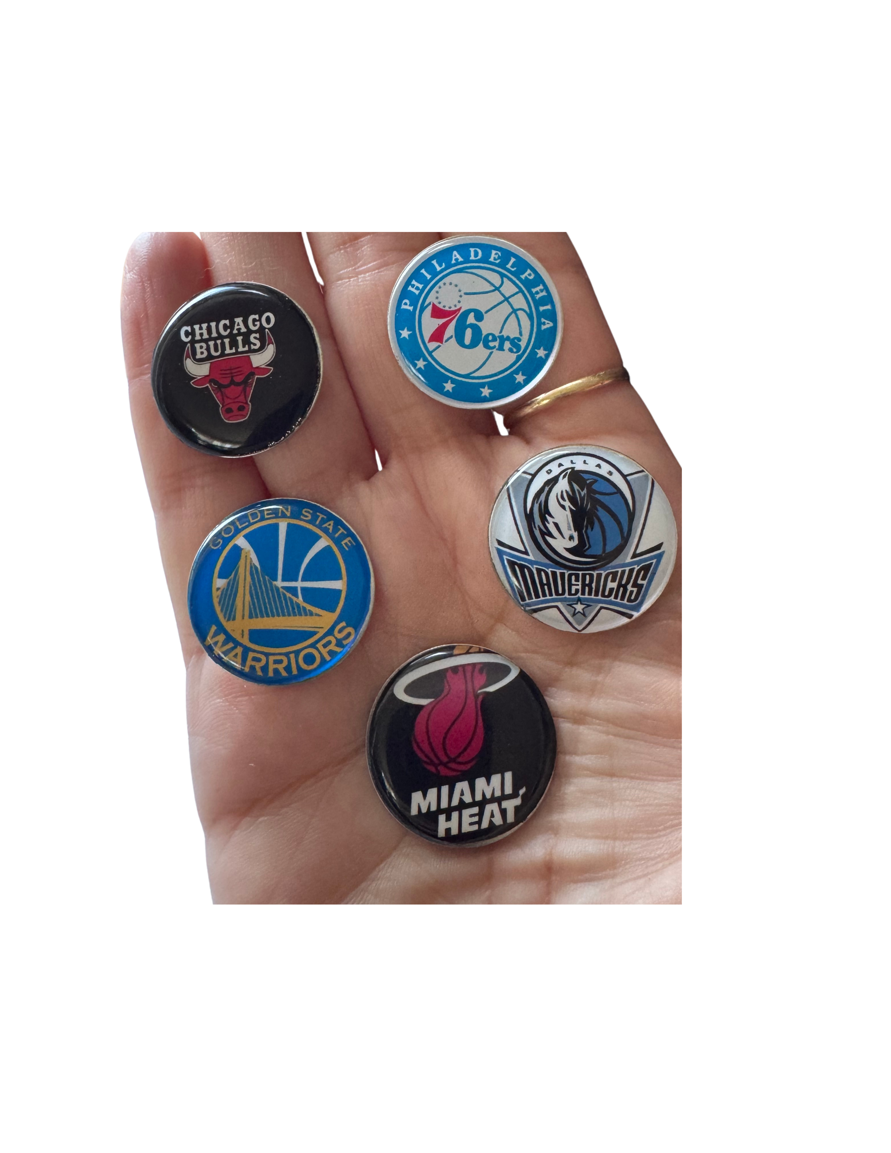 NBA Teams Golf Ball Marker Unique Football Fan Golf Gift Magnetic For Hat Clip