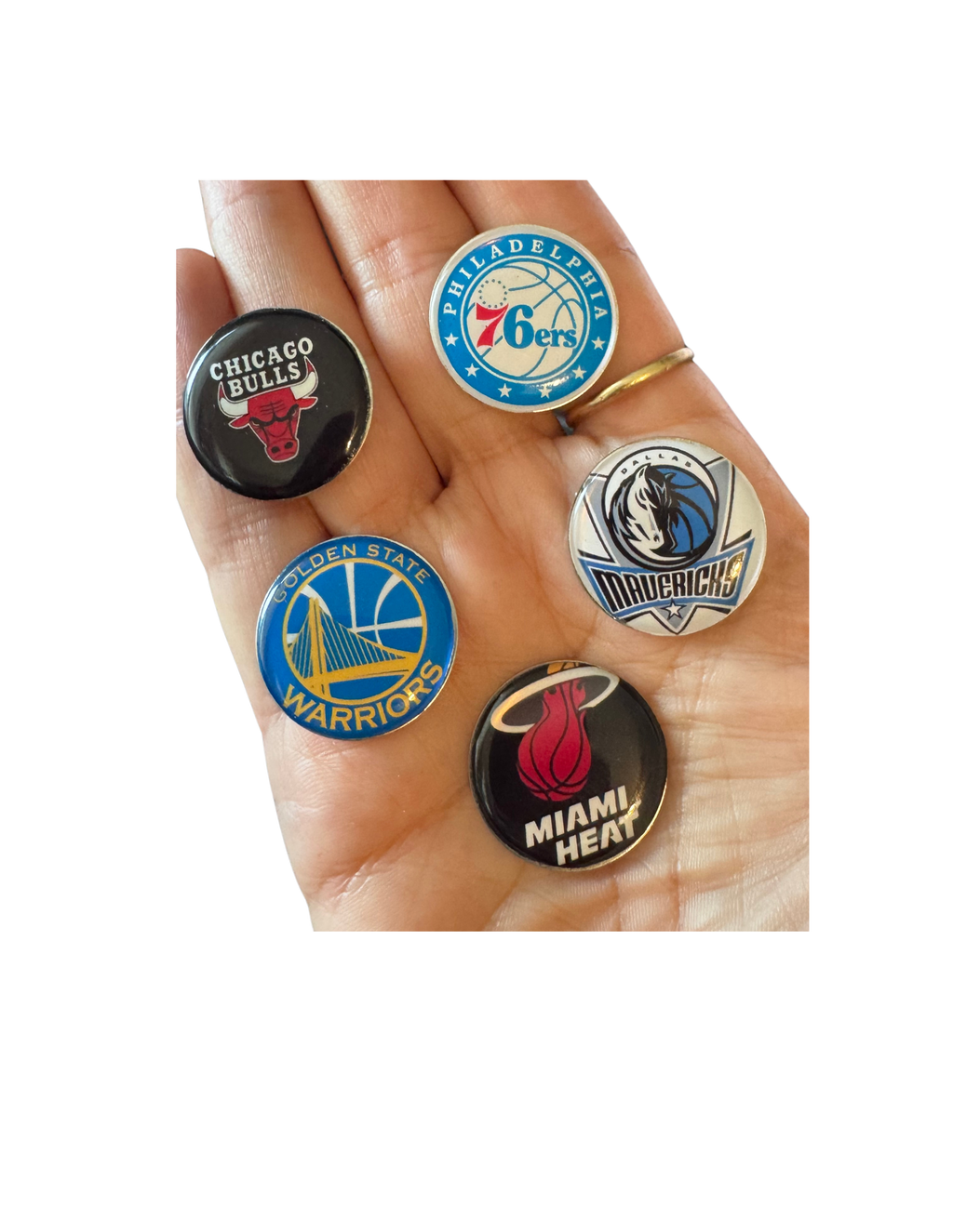 NBA Teams Golf Ball Marker Unique Football Fan Golf Gift Magnetic For Hat Clip