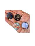 Retro Video Game Golf Ball Markers, Unique Gamer Golf Gift, Magnetic for Hat Clip