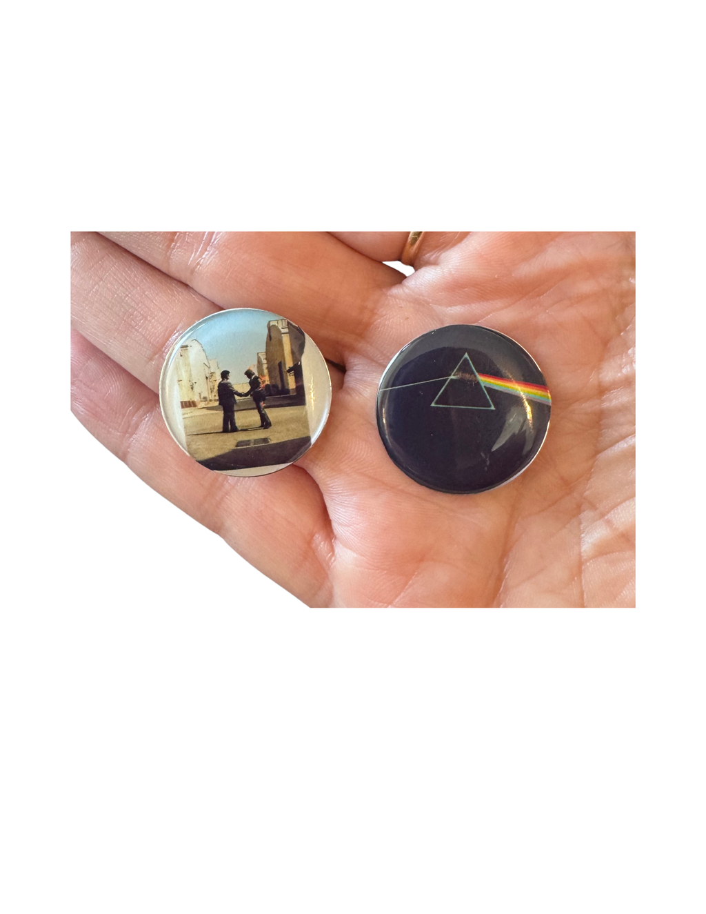Pink Floyd Inspired Golf Ball Markers, Magnetic for Hat Clip, Unique Music Fan and Golfer Gift