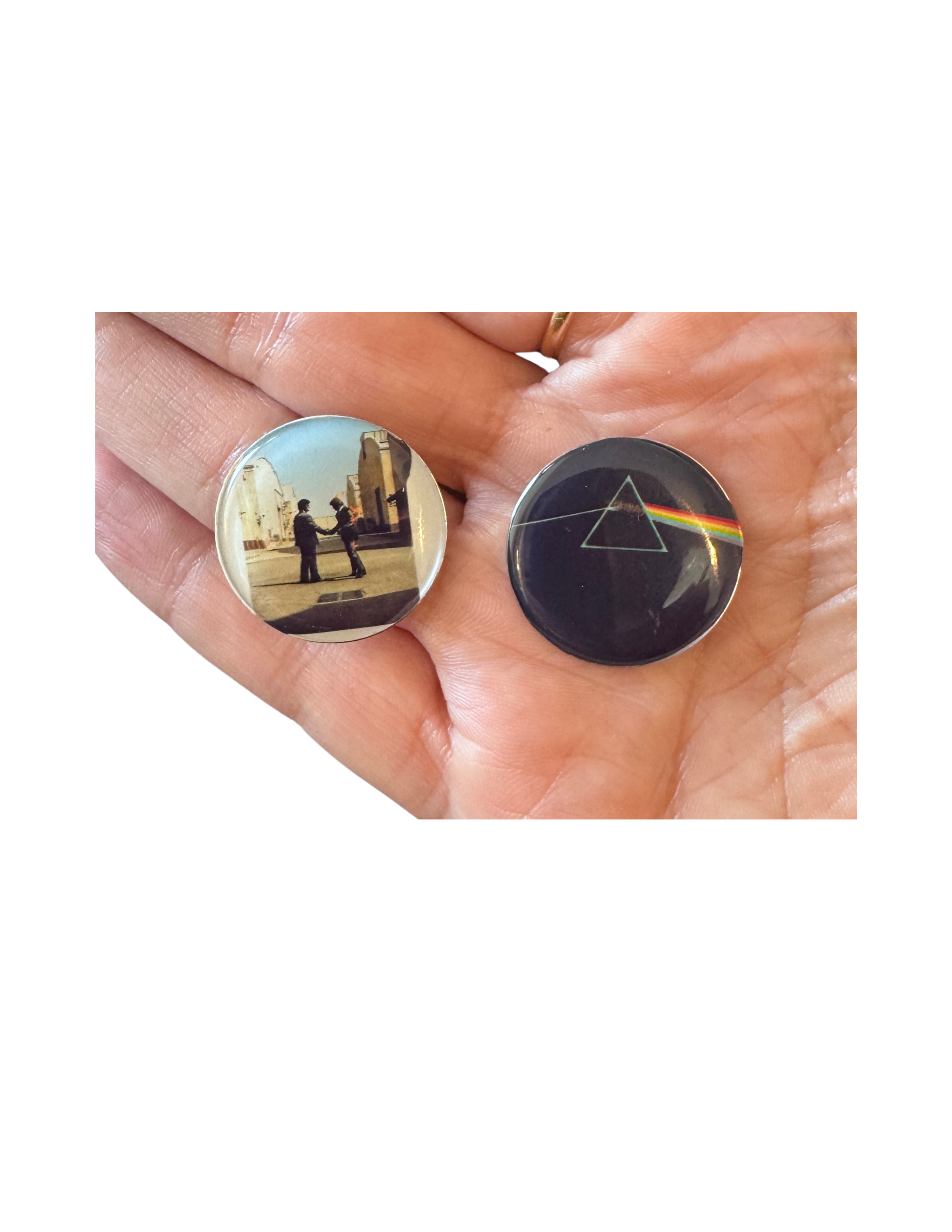 Pink Floyd Inspired Golf Ball Markers, Magnetic for Hat Clip, Unique Music Fan and Golfer Gift