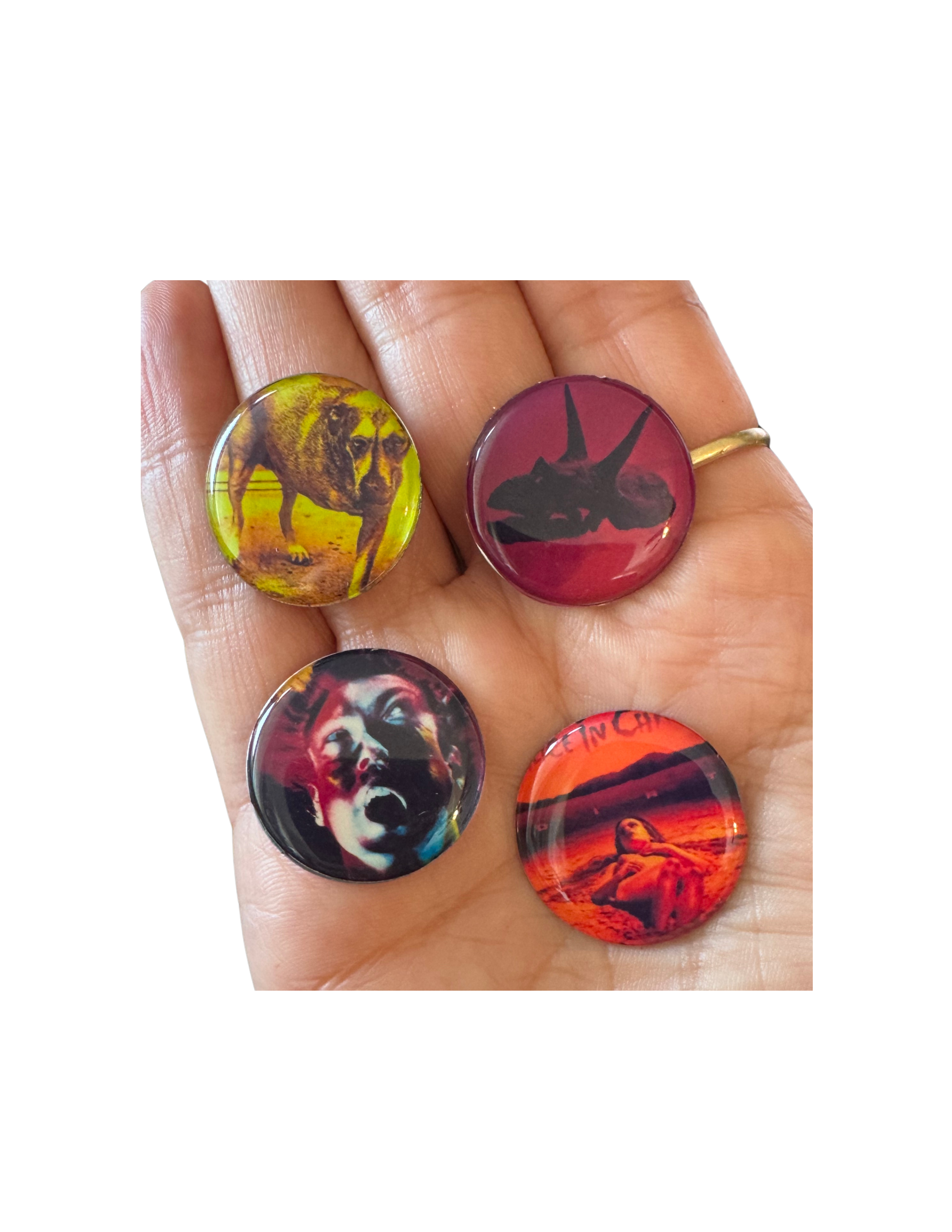 Alice in Chains Inspired Golf Ball Markers, Magnetic for Hat Clip, Unique Music Fan and Golfer Gift