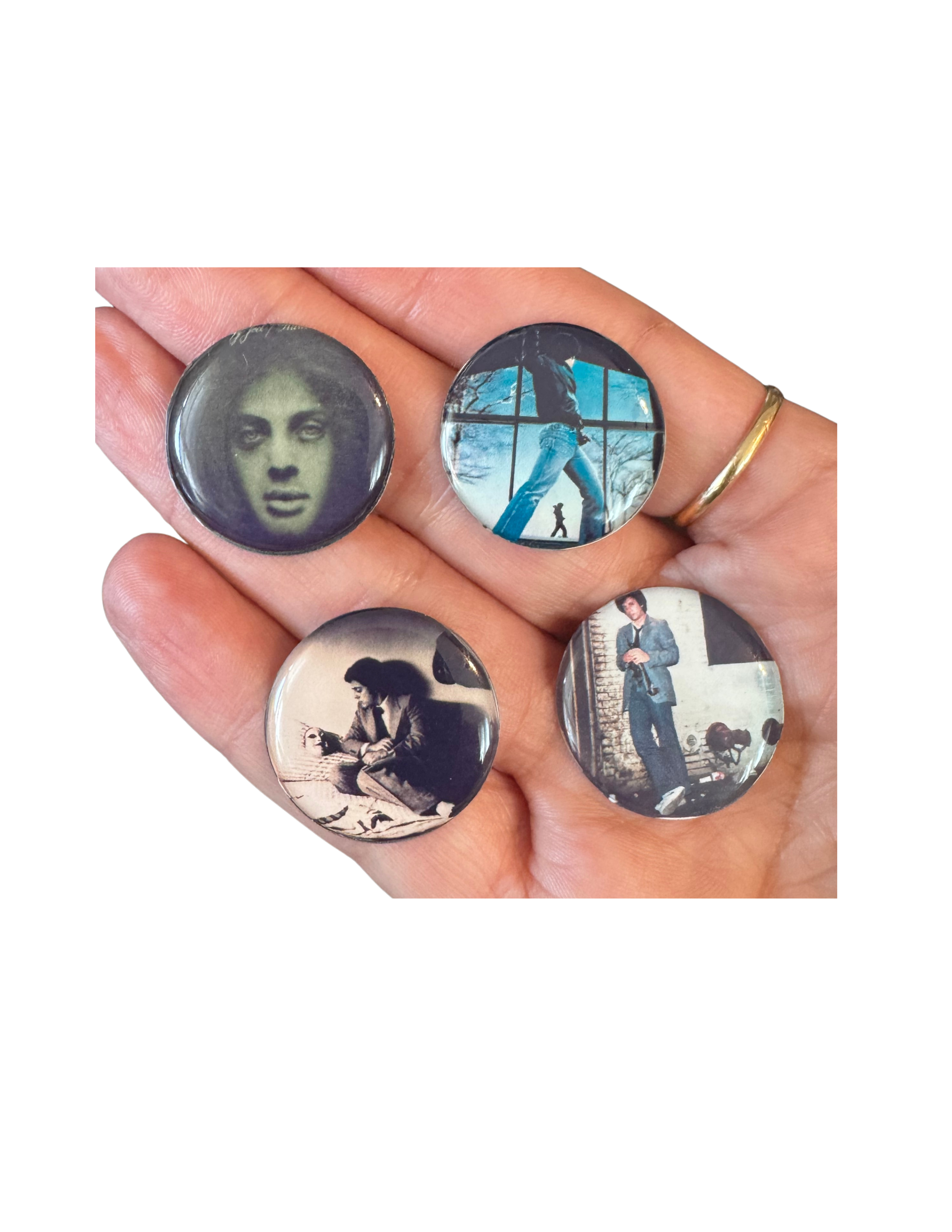 Billy Joel Inspired Golf Ball Markers, Magnetic for Hat Clip, Unique Music Fan and Golfer Gift