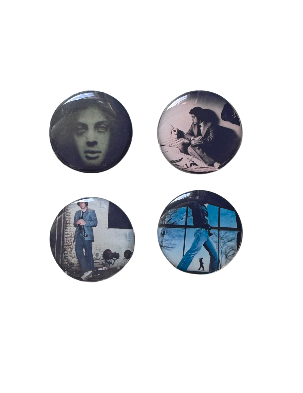 Billy Joel Inspired Golf Ball Markers, Magnetic for Hat Clip, Unique Music Fan and Golfer Gift