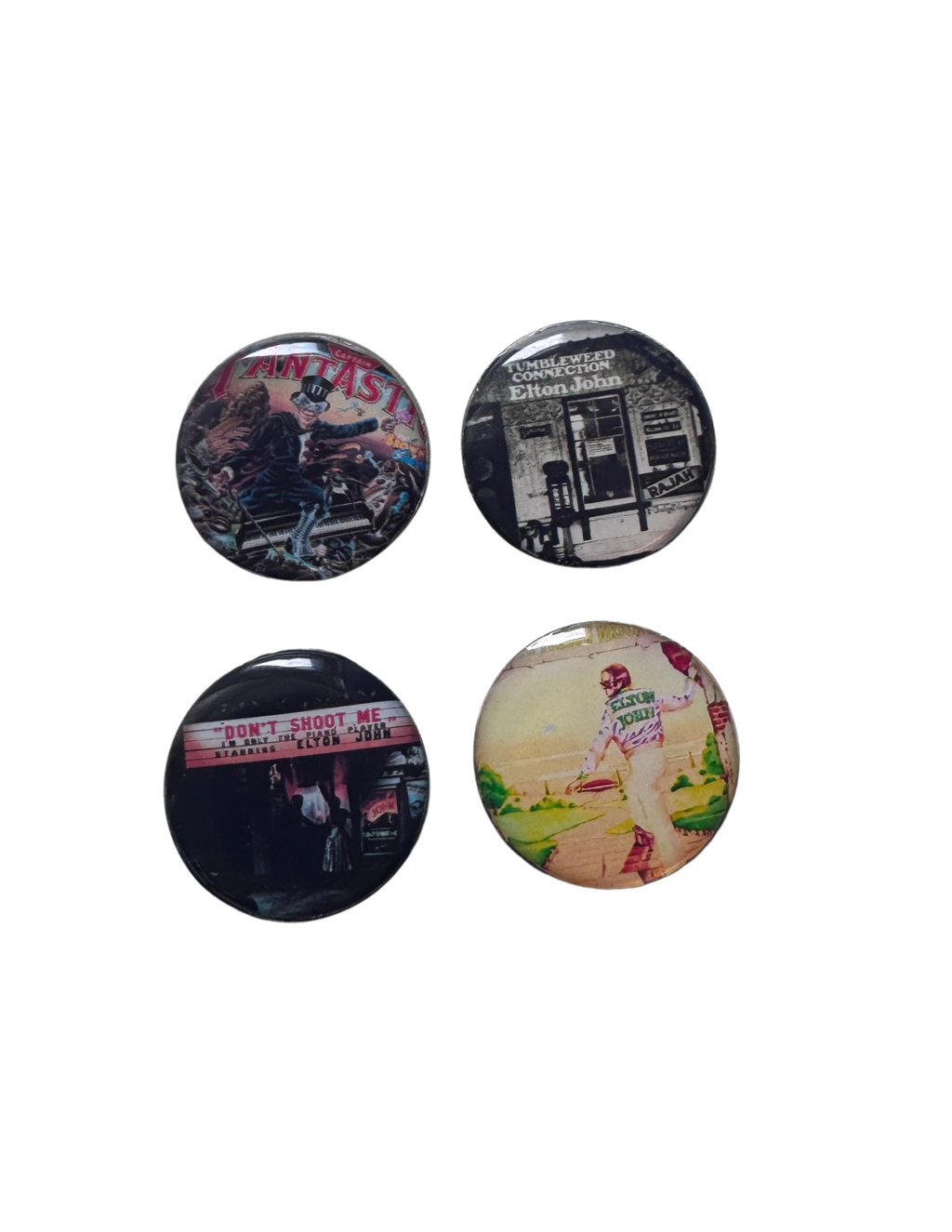 Elton John Album Art Golf Ball Markers, Magnetic Hat Clip Accessory