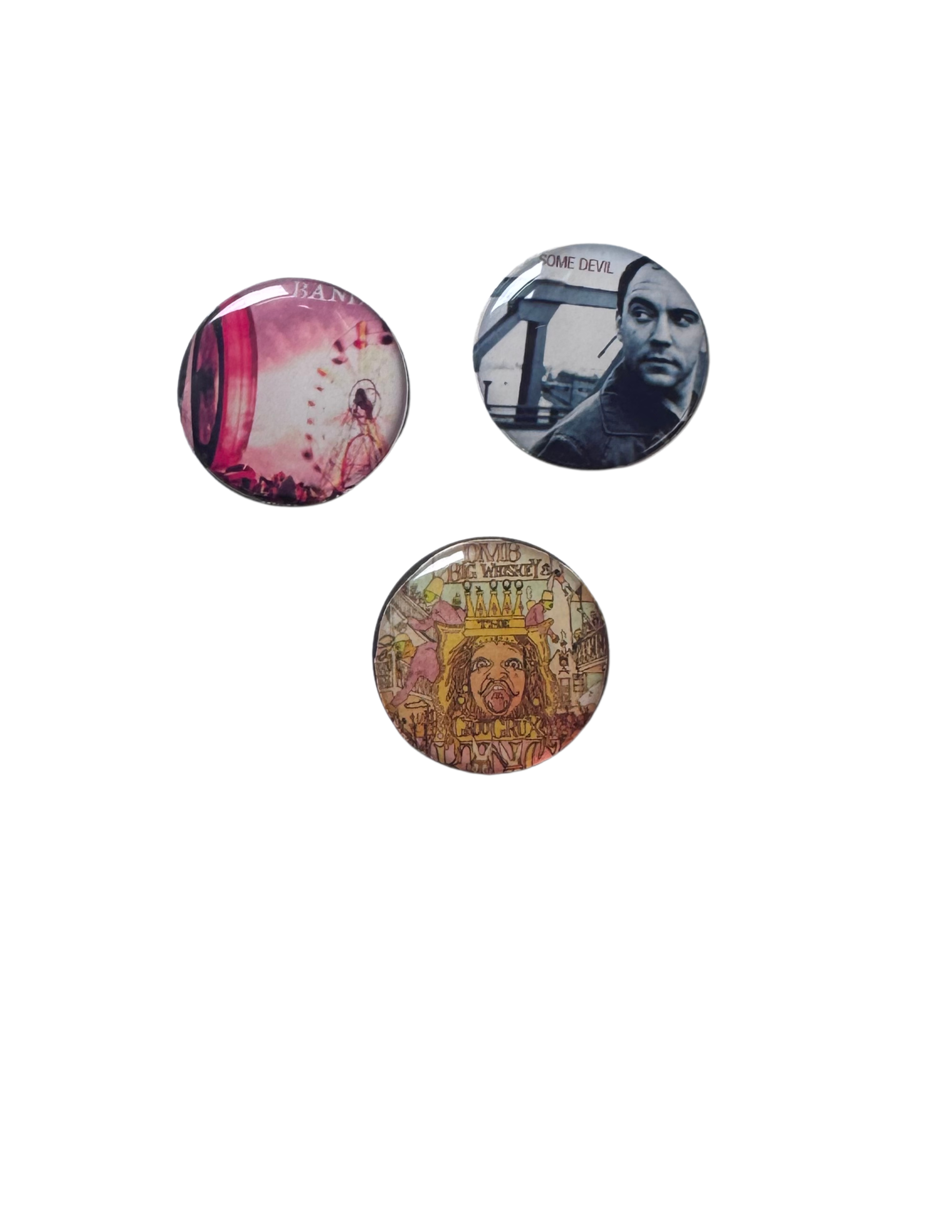 Dave Matthews DMB Album Art Golf Ball Markers, Magnetic Hat Clip Accessory