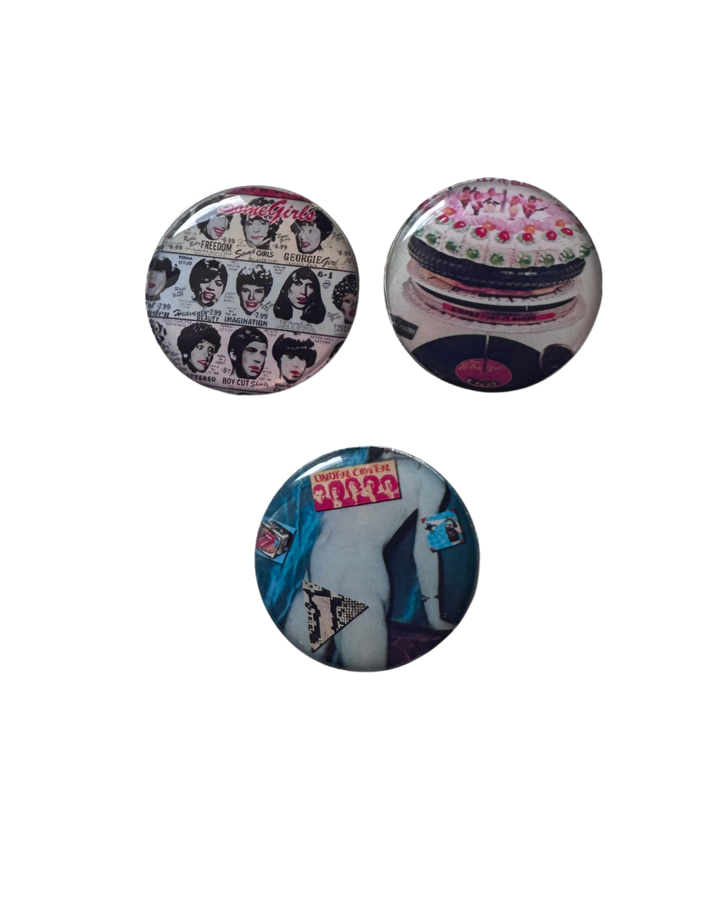 The Rolling Stones Album Art Golf Ball Markers, Magnetic Hat Clip Accessory