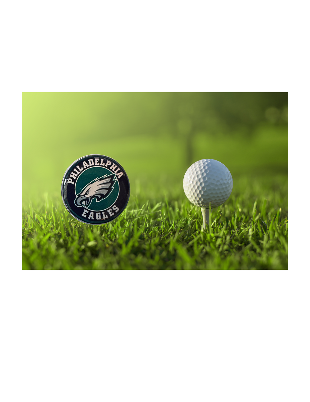Philadelphia Eagles-Inspired Magnetic Golf Ball Marker | Handmade Golf Gift for Eagles Football Fans