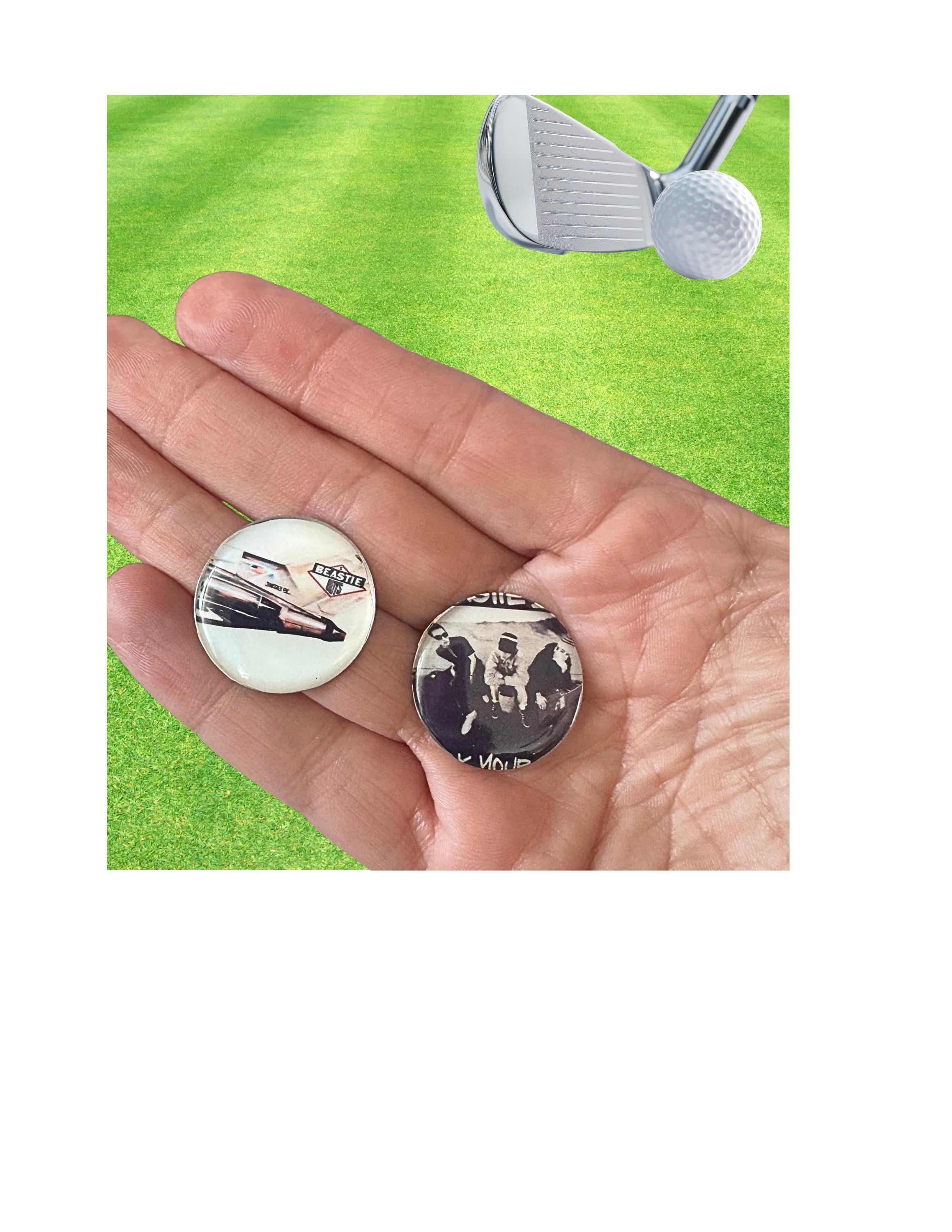 Beastie Boys Golf Ball Marker Magnetic Golf Accessory Unique Music Fan and Golfer Gift