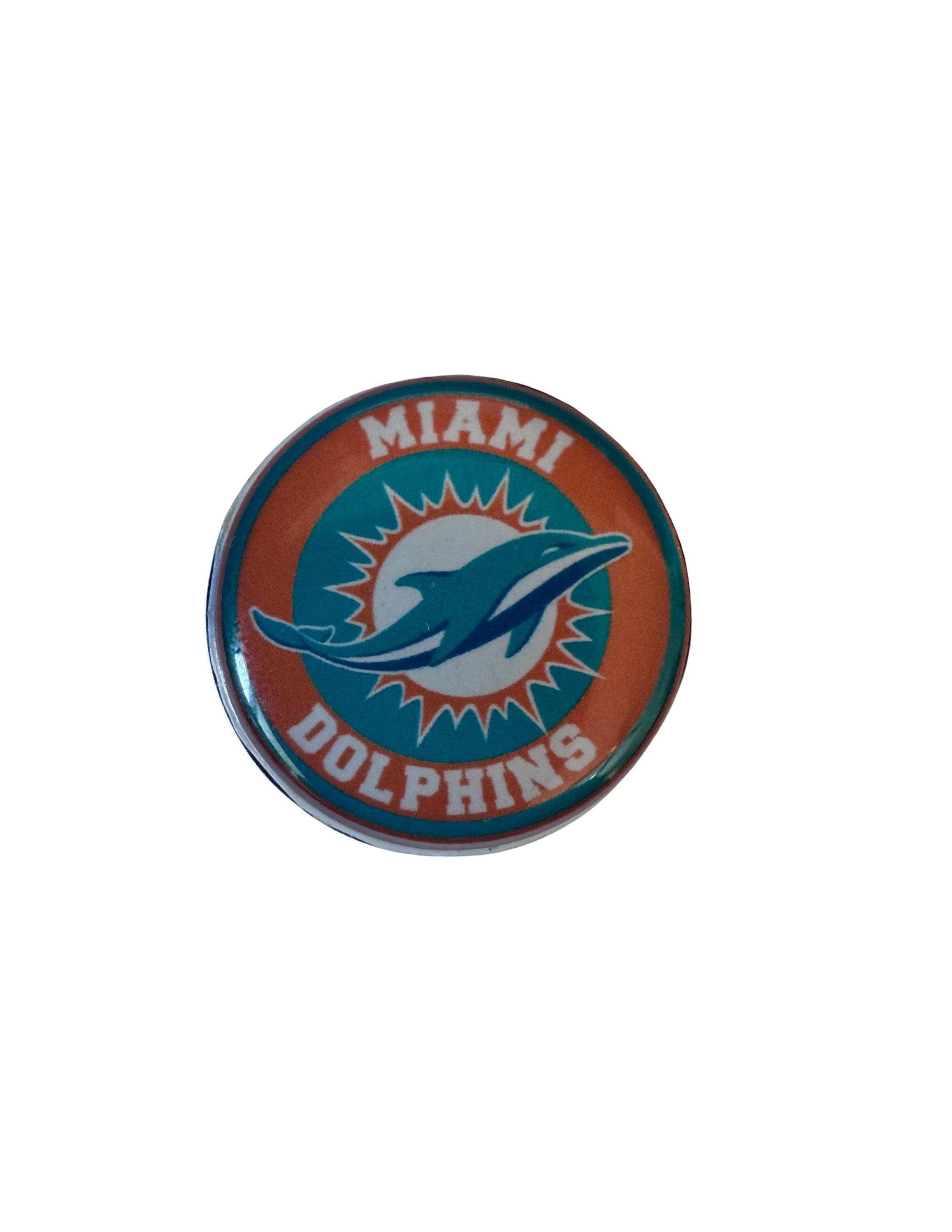 Miami Dolphins Golf Ball Marker, Magnetic Accessory, Football Fan Golfer Gift